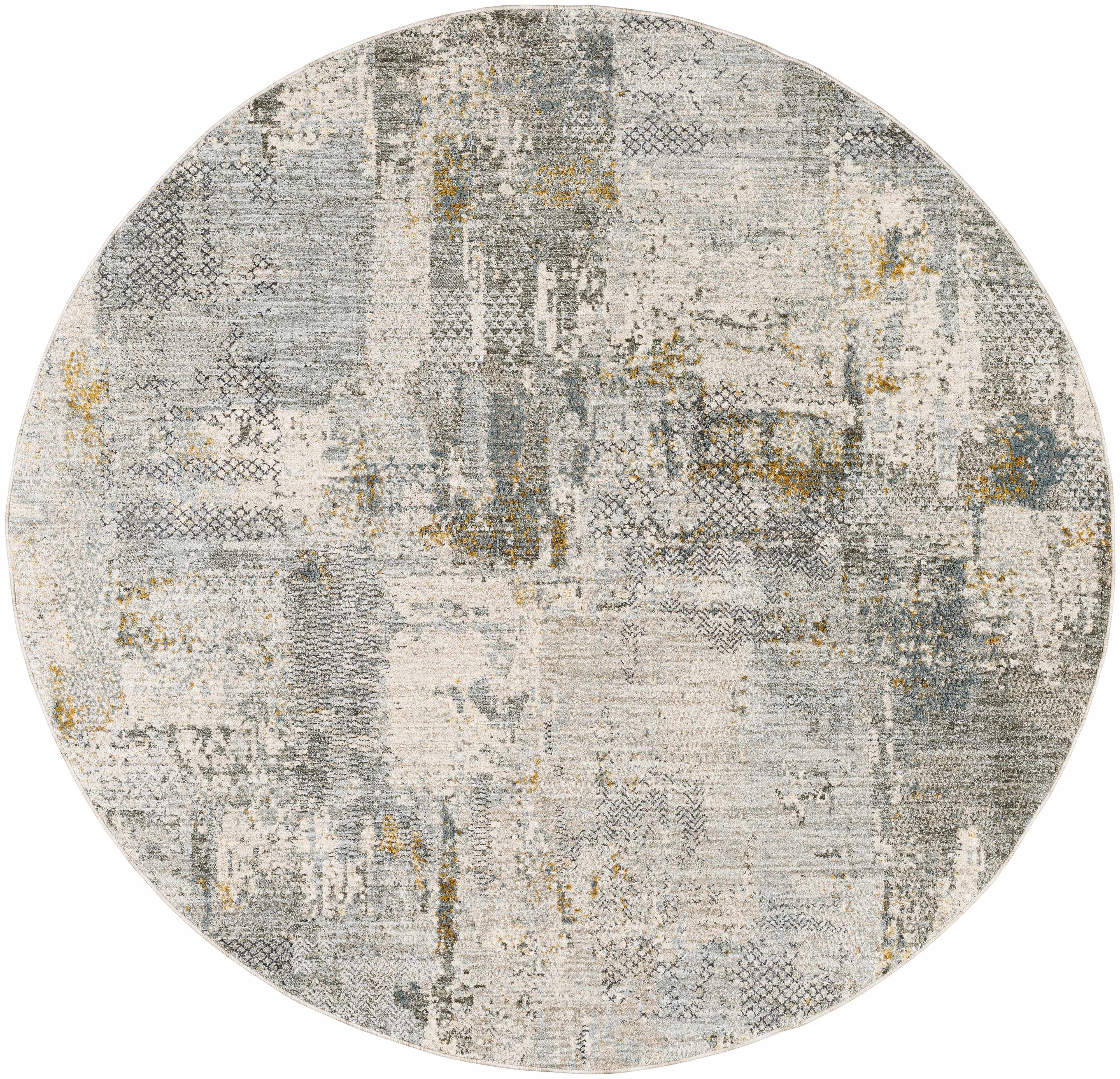 Elina Textured Abstract Rug with Fringes - Image 11