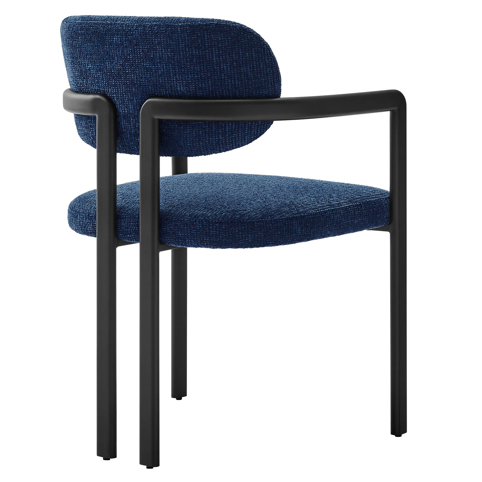 Elio Barrel Fabric and Metal Dining Chair by Modway - Image 11