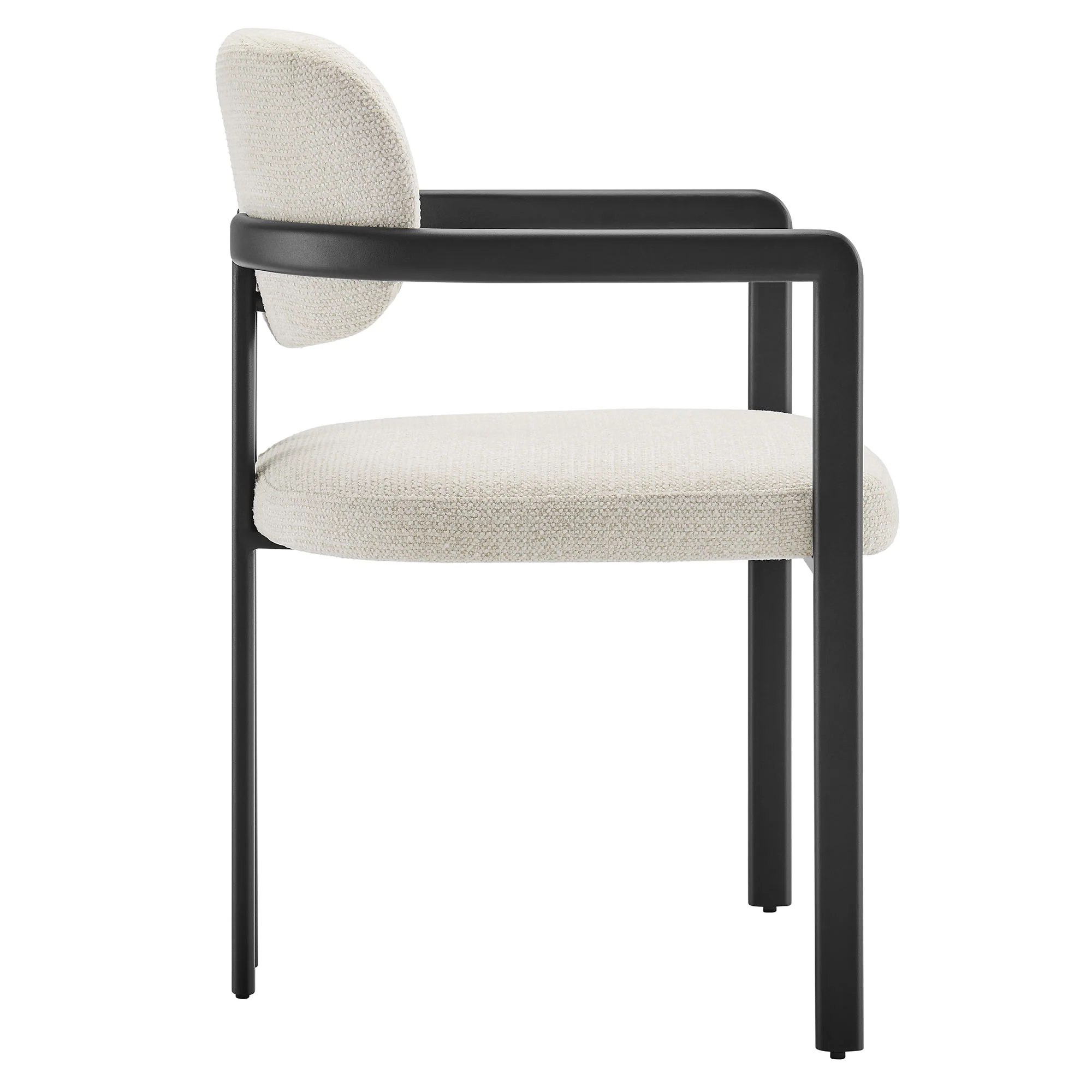 Elio Barrel Fabric and Metal Dining Chair by Modway - Image 5