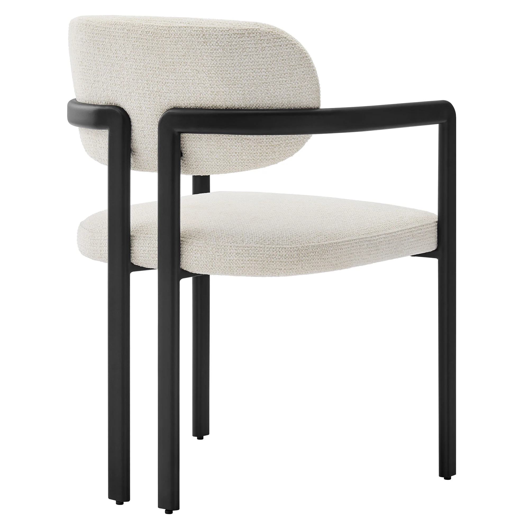 Elio Barrel Fabric and Metal Dining Chair by Modway - Image 6