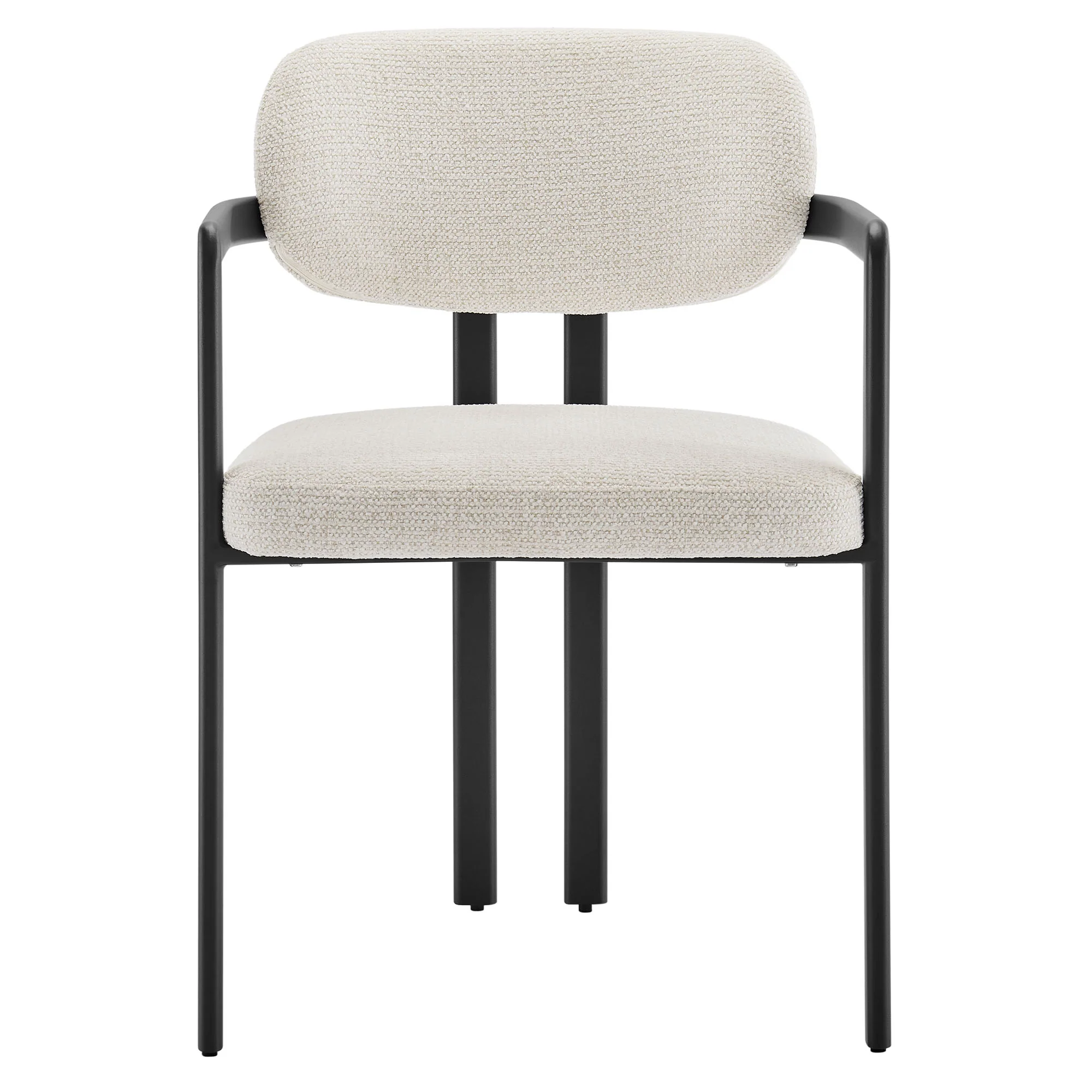 Elio Barrel Fabric and Metal Dining Chair by Modway - Image 7