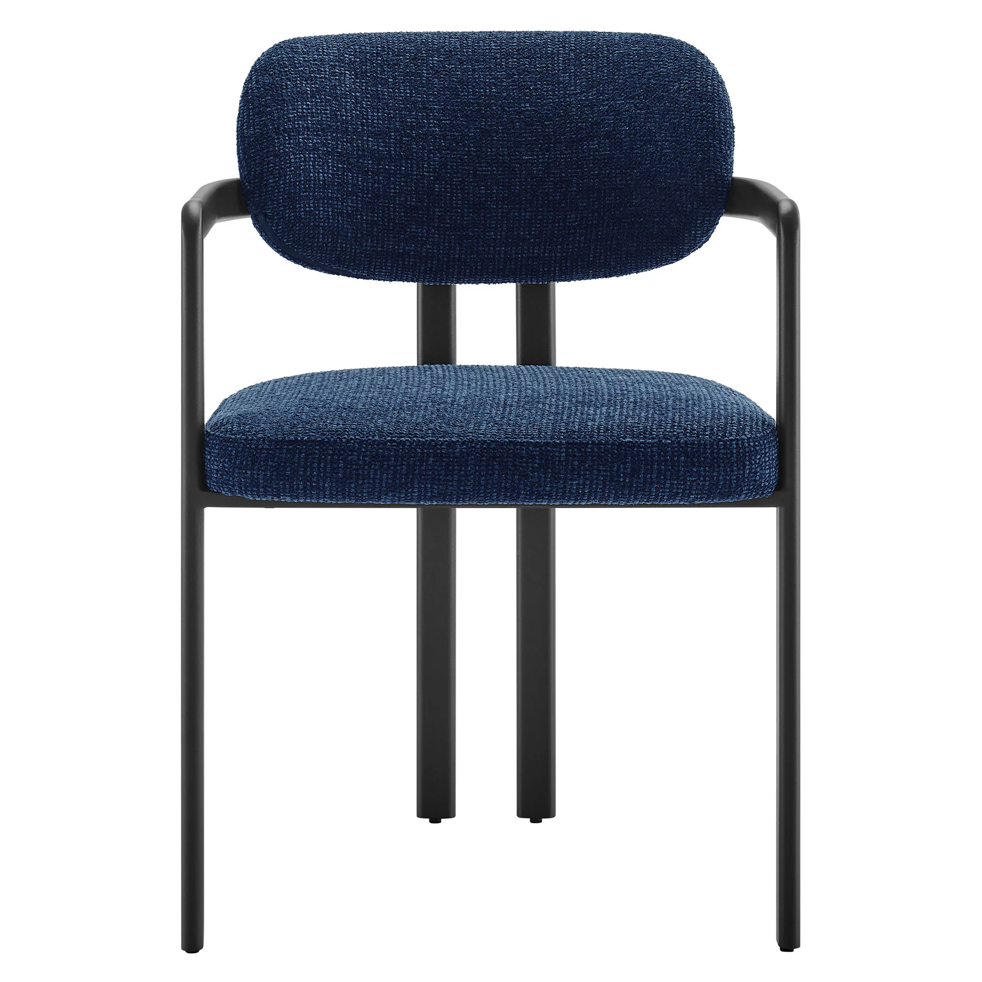 Elio Barrel Fabric and Metal Dining Chair by Modway - Image 9