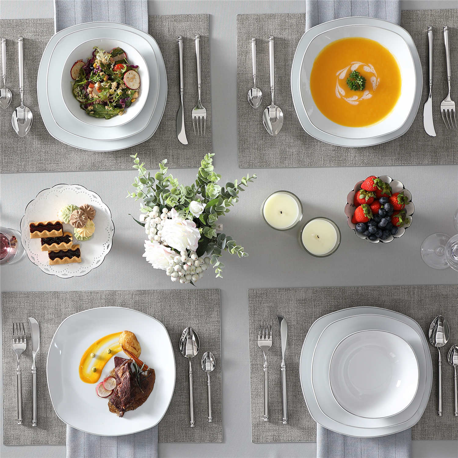 Elisa 24 Piece Dinnerware Set - Image 22