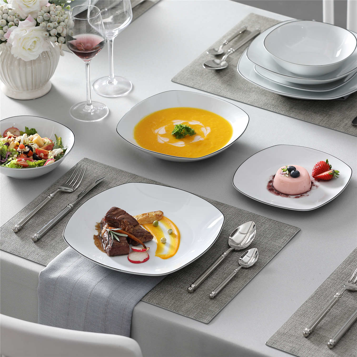 Elisa 24 Piece Dinnerware Set - Image 7