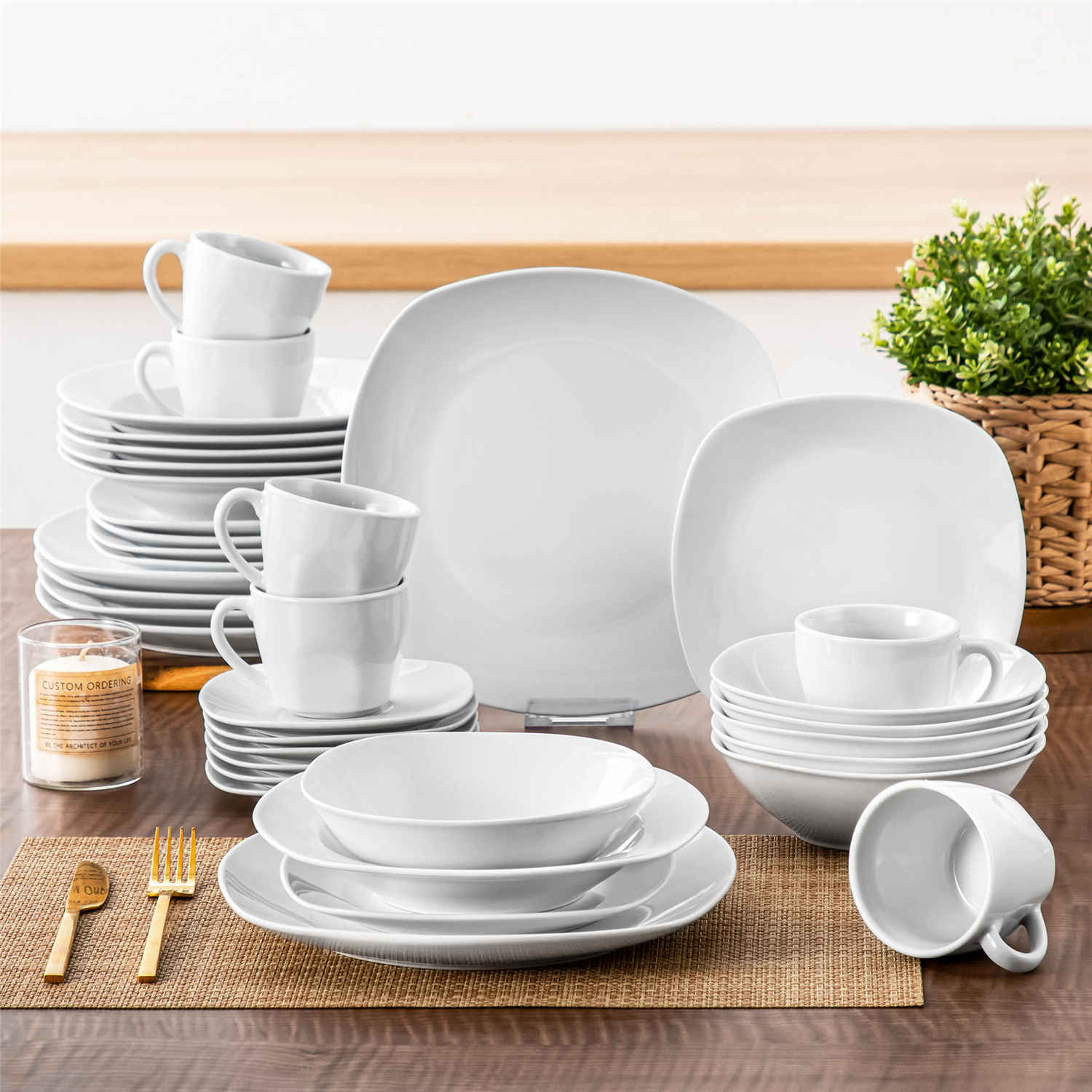 Elisa 36 Piece Dinnerware Set - Image 12