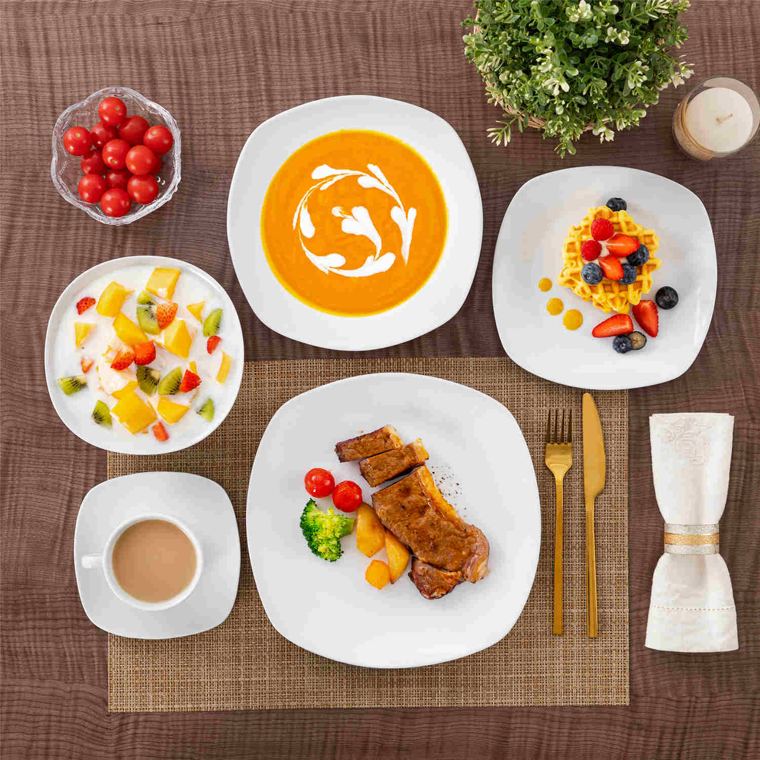 Elisa 36 Piece Dinnerware Set - Image 2