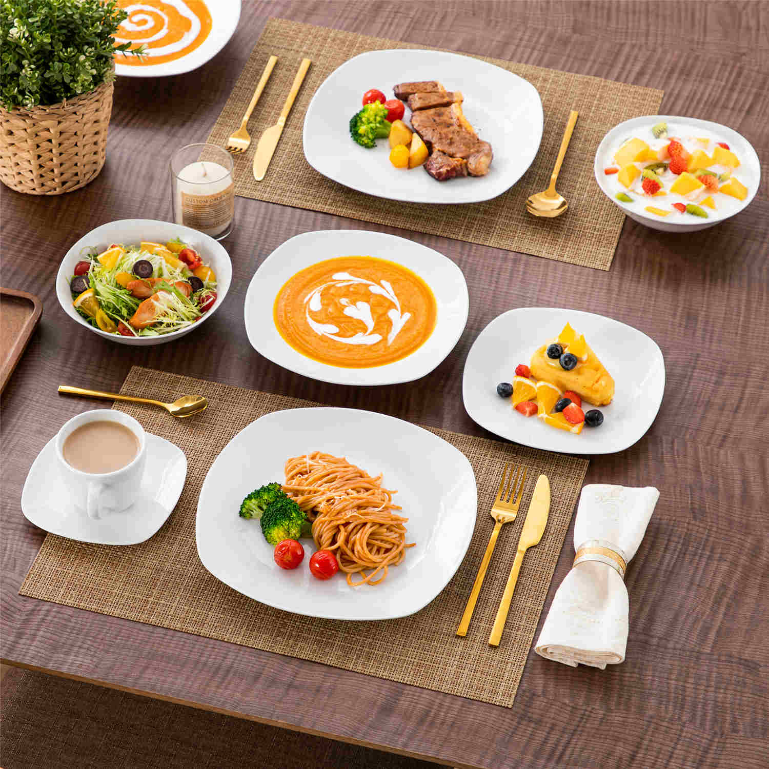 Elisa 36 Piece Dinnerware Set - Image 5