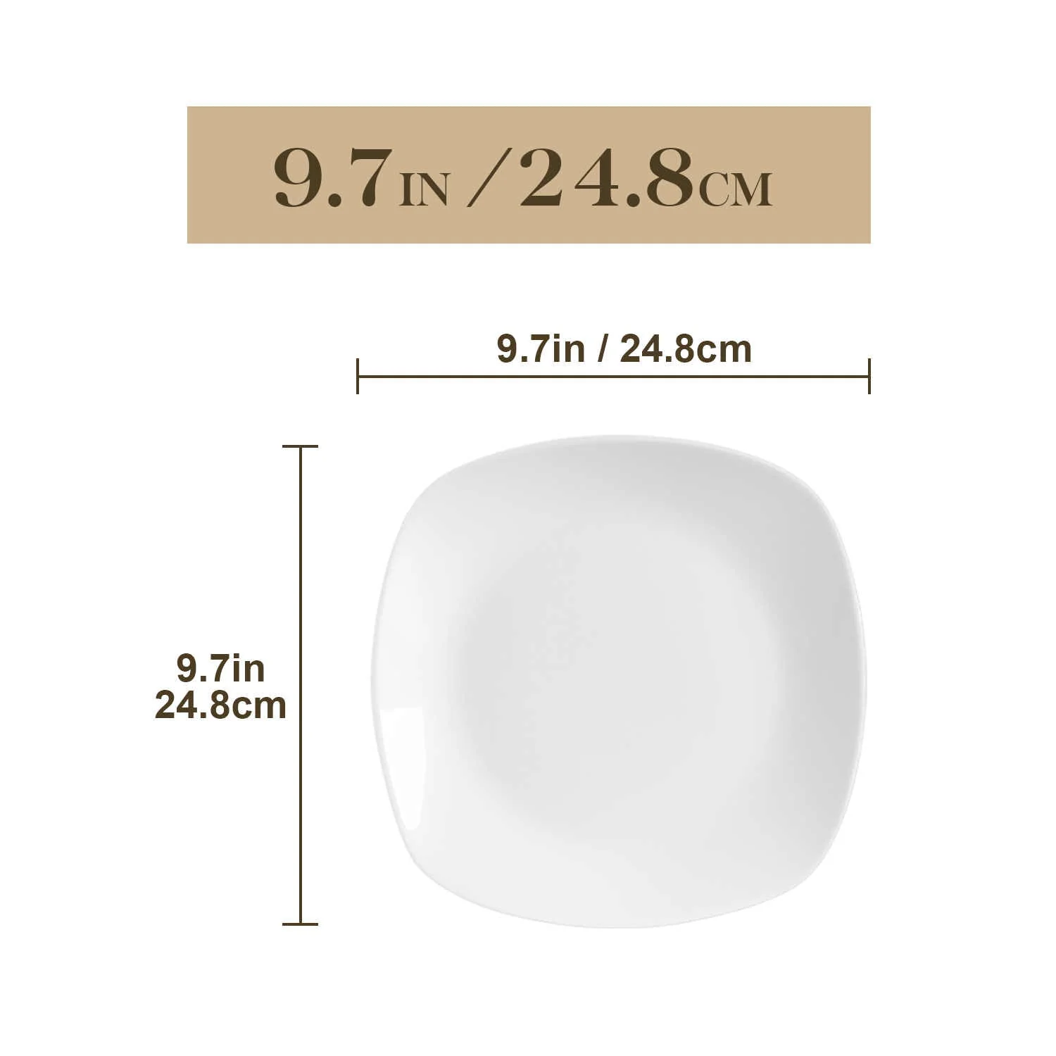 Elisa Dinner Plates Set of 6 - Image 7
