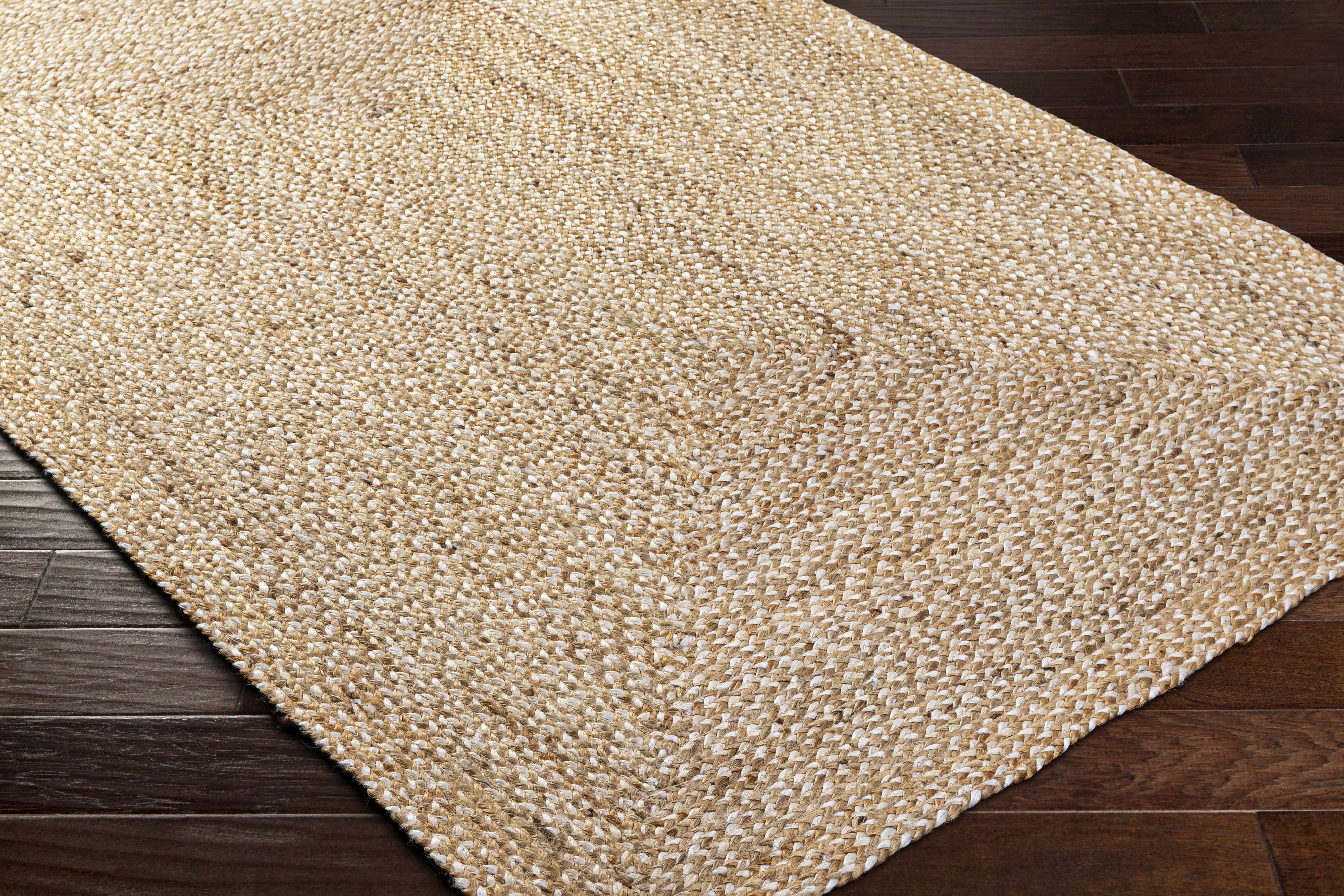Elkie Beige Jute Area Rug - Clearance - Image 3
