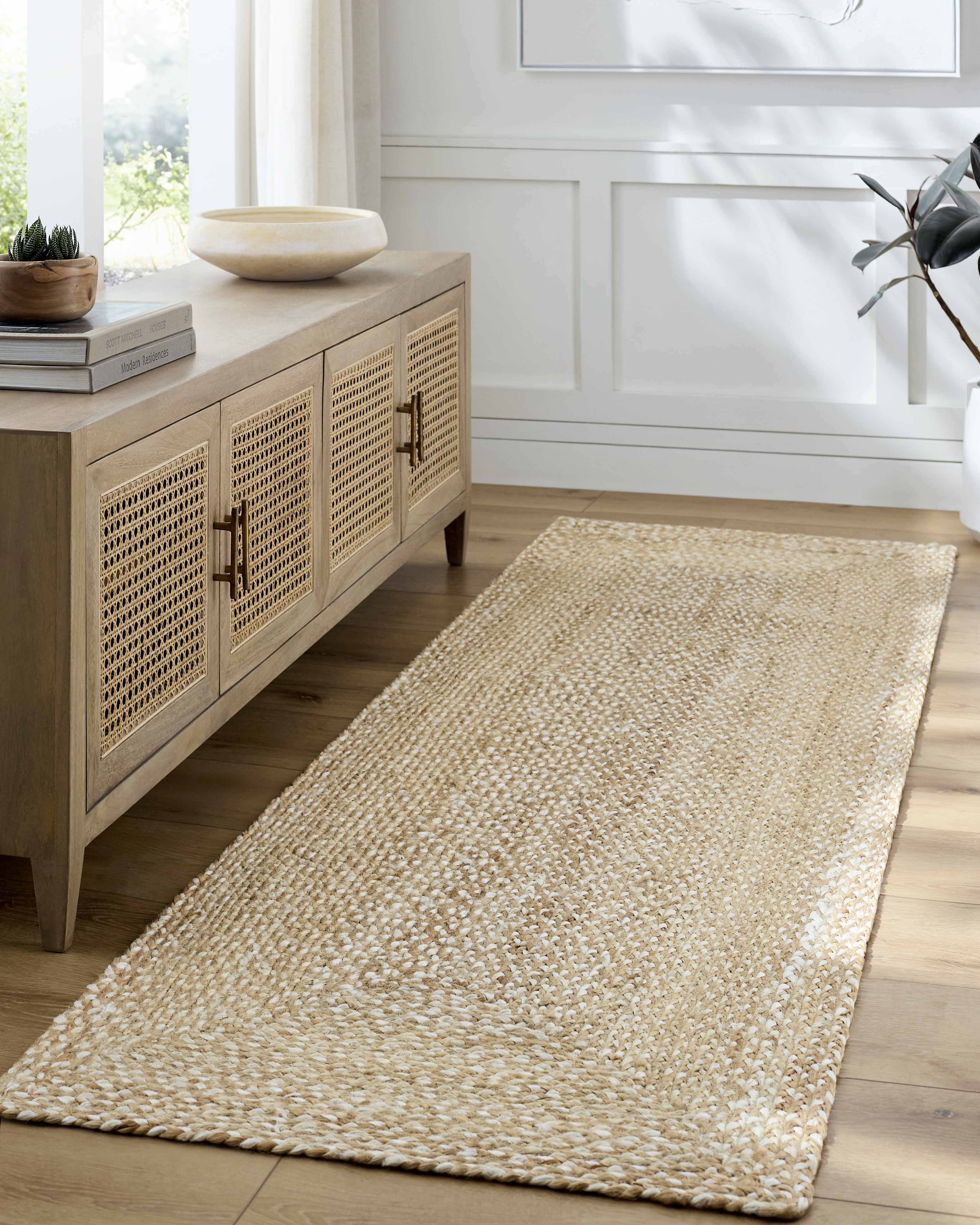 Elkie Beige Jute Area Rug - Clearance - Image 4