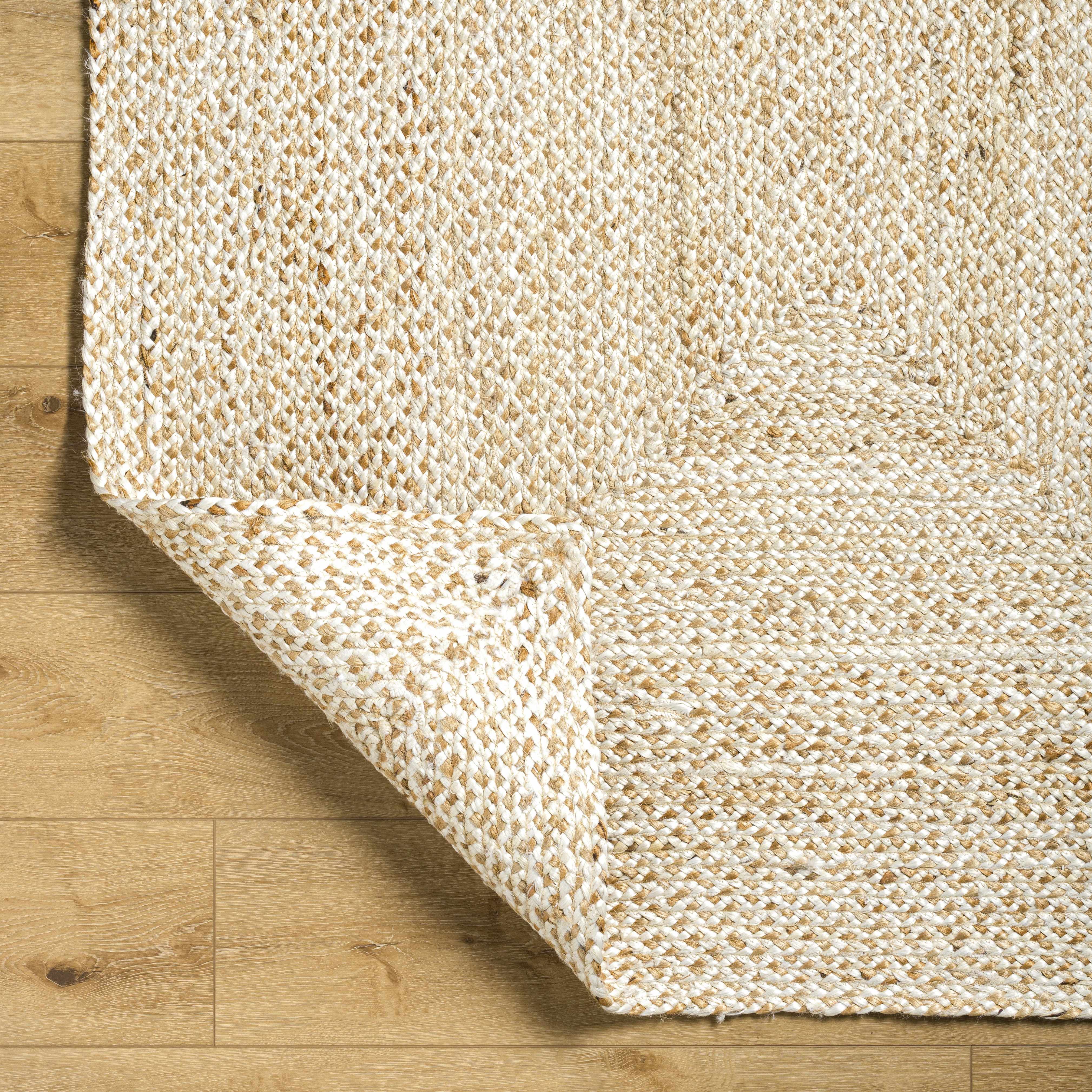 Elkie Cream Jute Area Rug - Clearance - Image 4