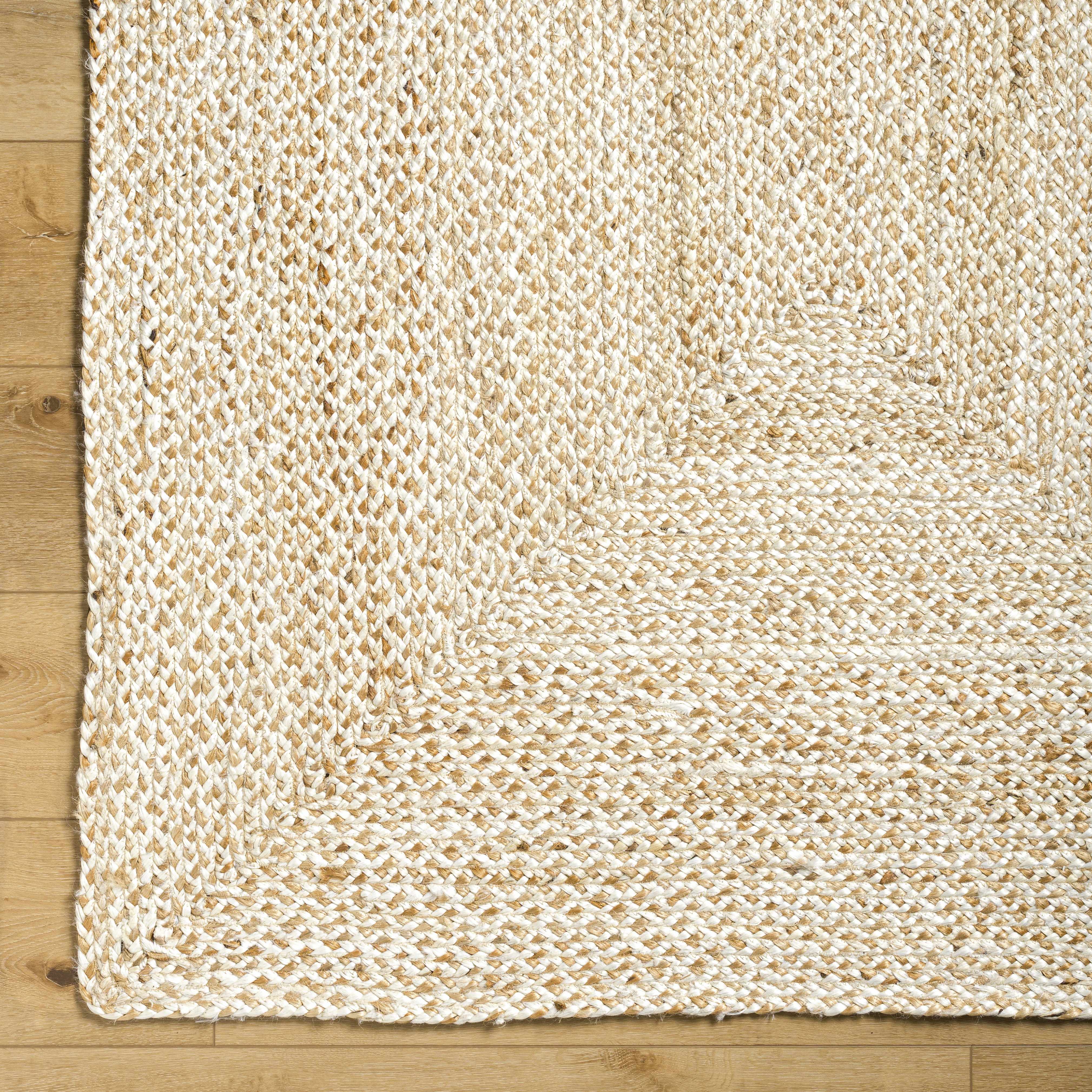 Elkie Cream Jute Area Rug - Clearance - Image 5