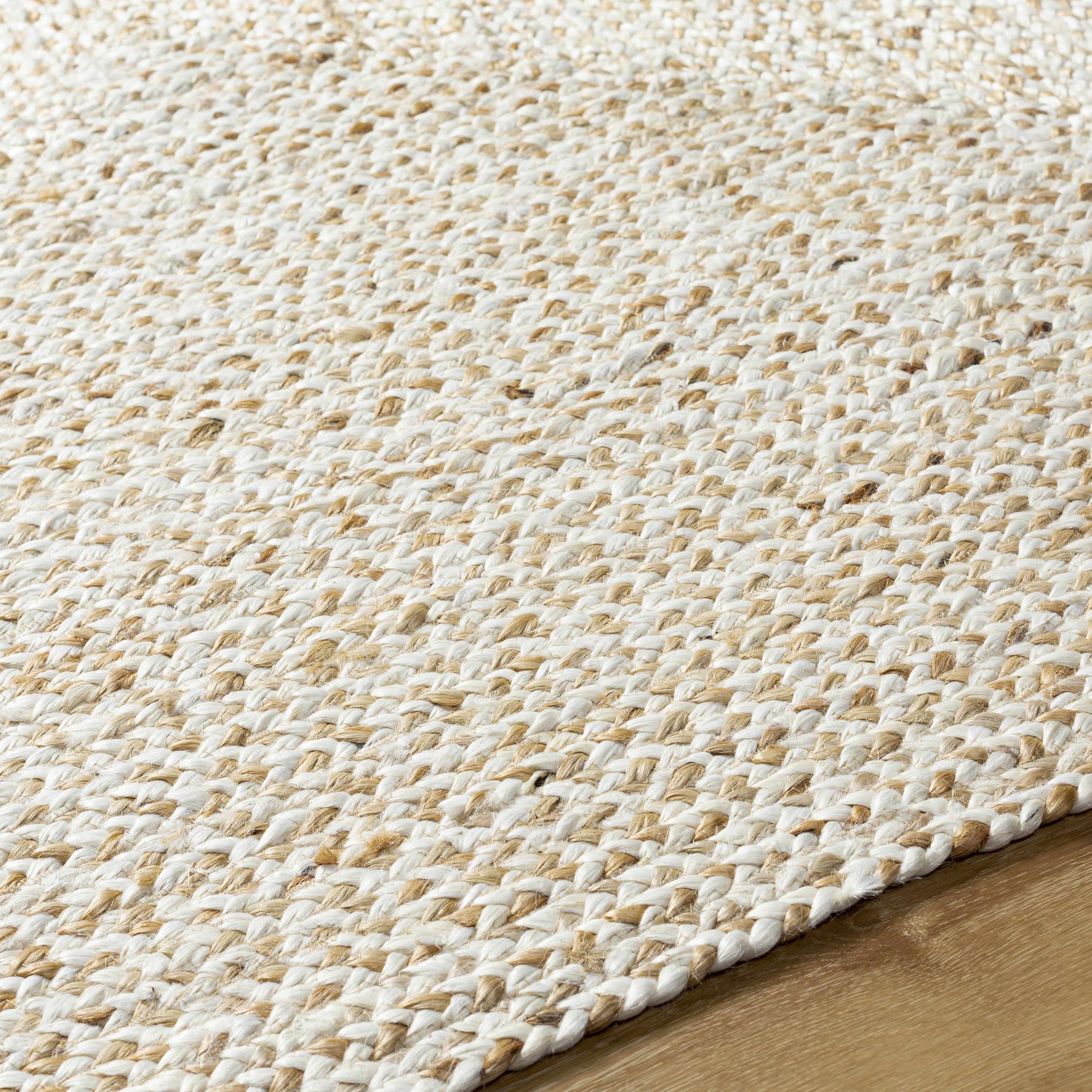 Elkie Cream Jute Area Rug - Clearance - Image 8