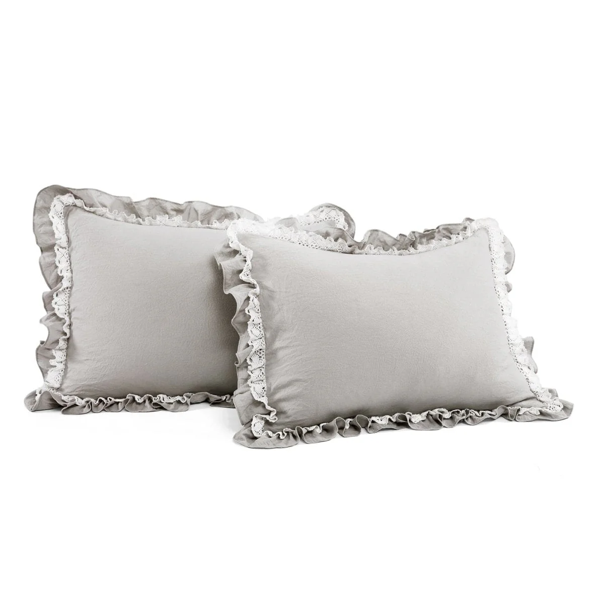 Ella Ruffle Lace 3 Piece Comforter Set - Image 12