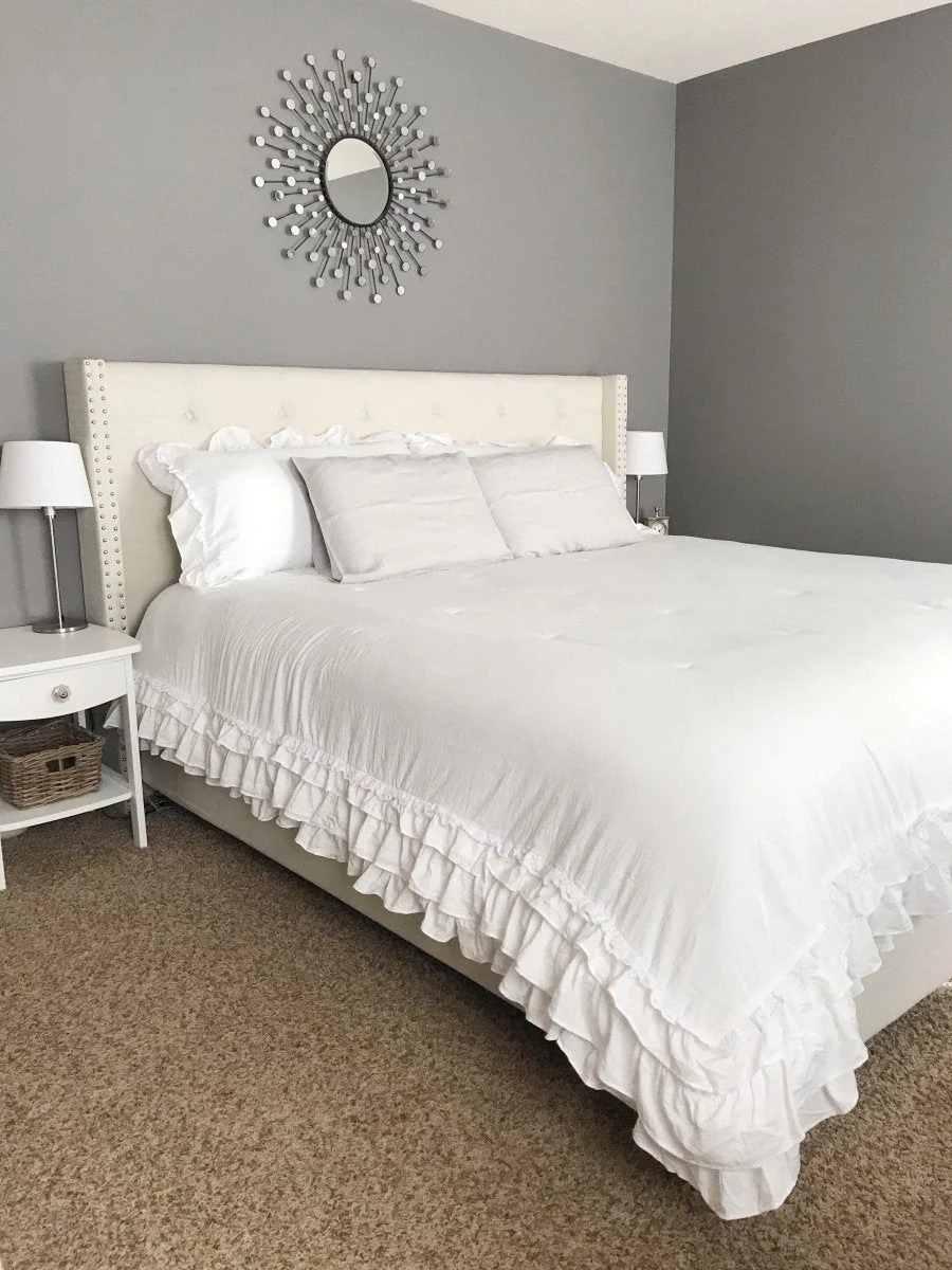 Ella Ruffle Lace 3 Piece Comforter Set - Image 15