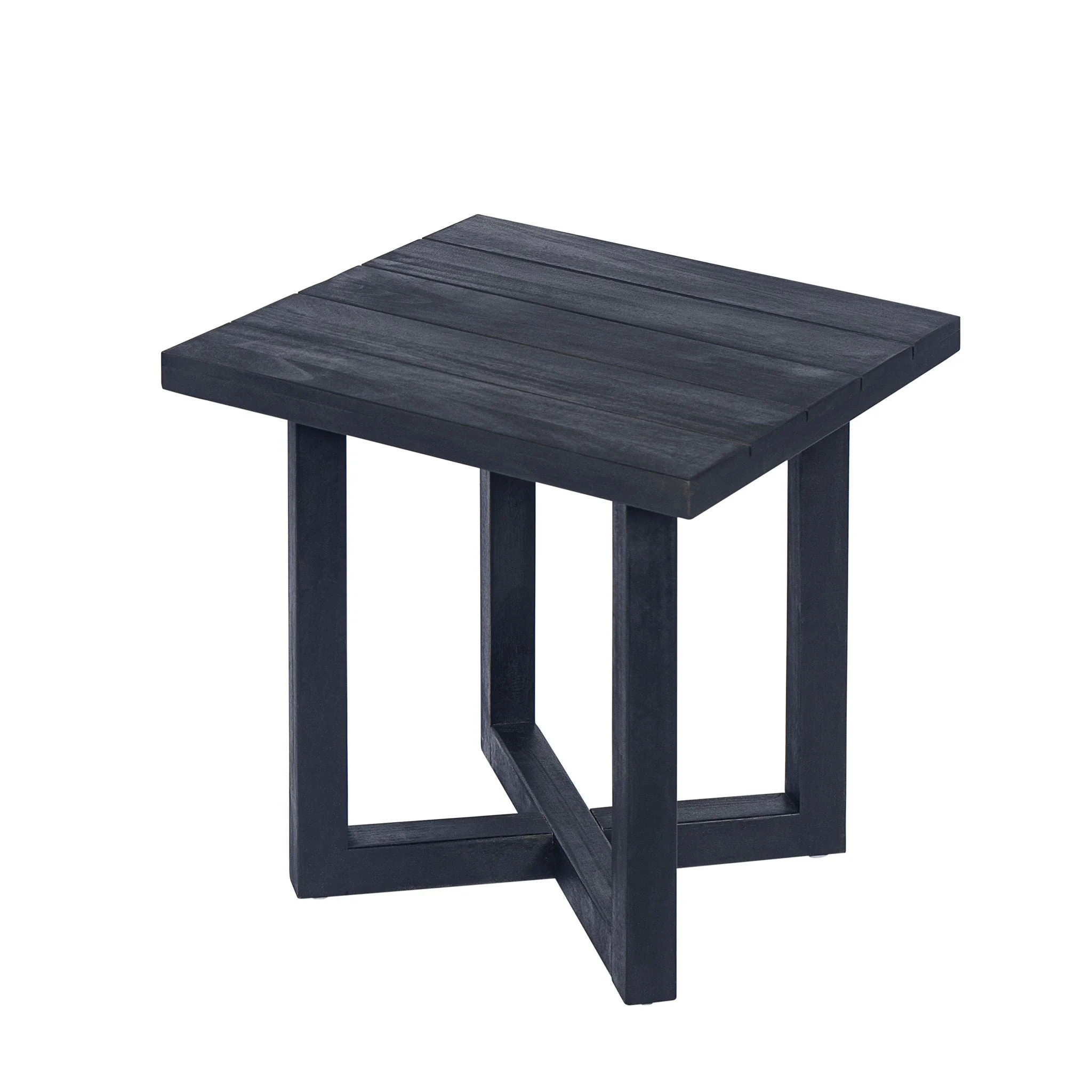 Ella - Square Side Table With Cross Stretcher Base - Image 2