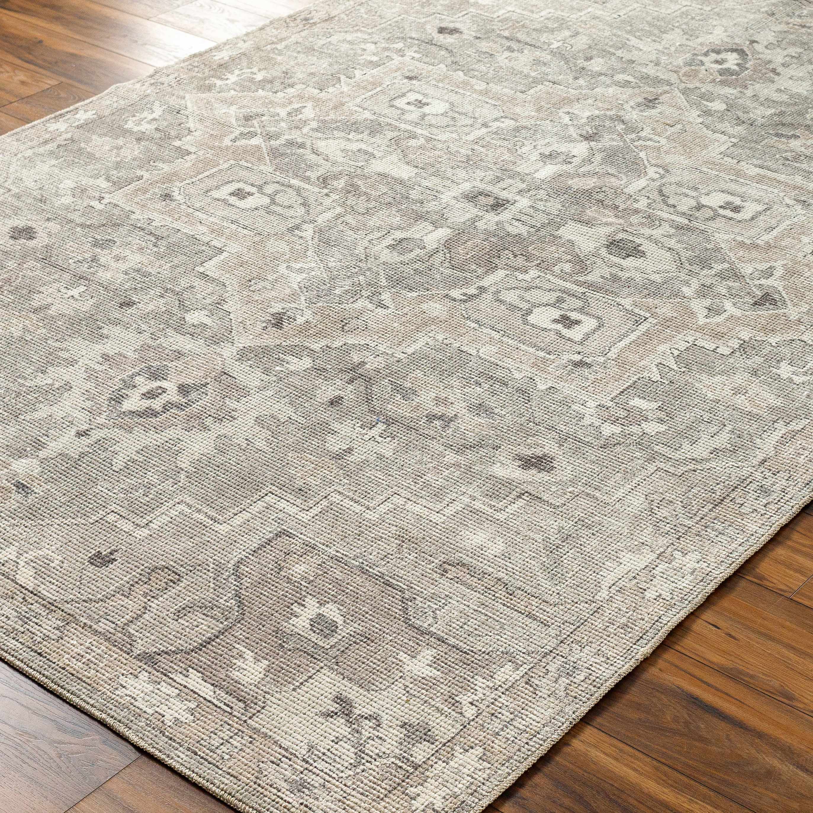 Elle Medallion Light Gray Area Rug - Image 14