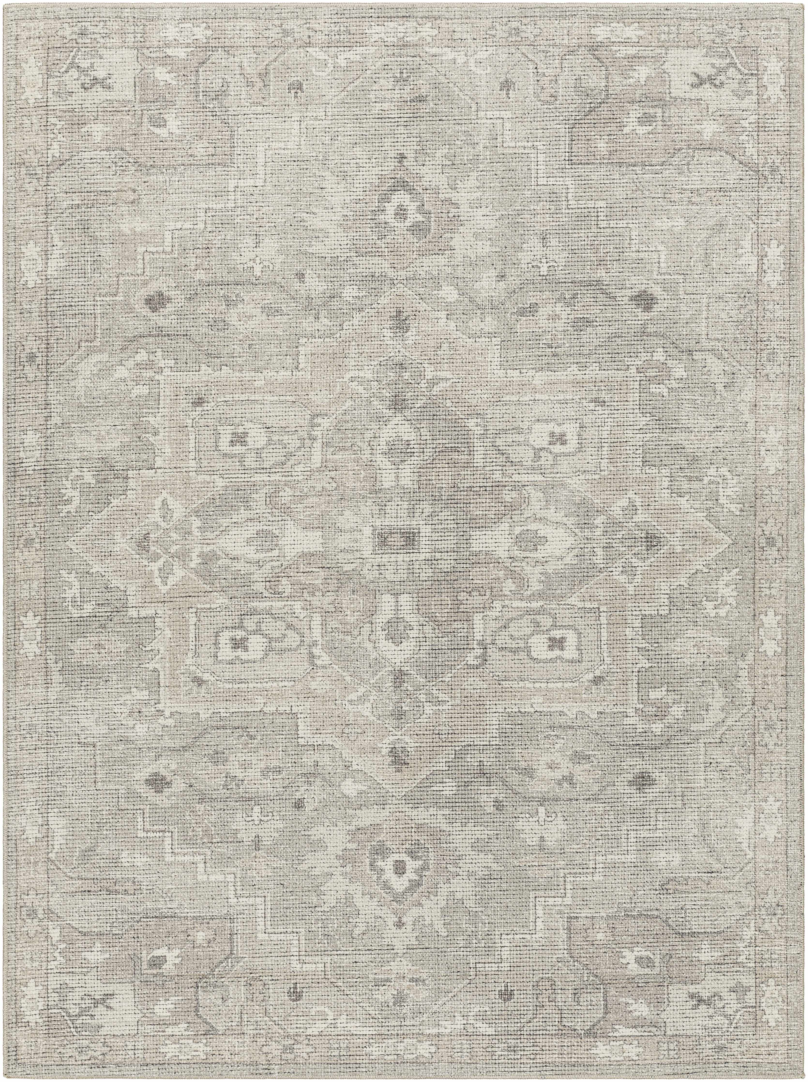 Elle Medallion Light Gray Area Rug - Image 16