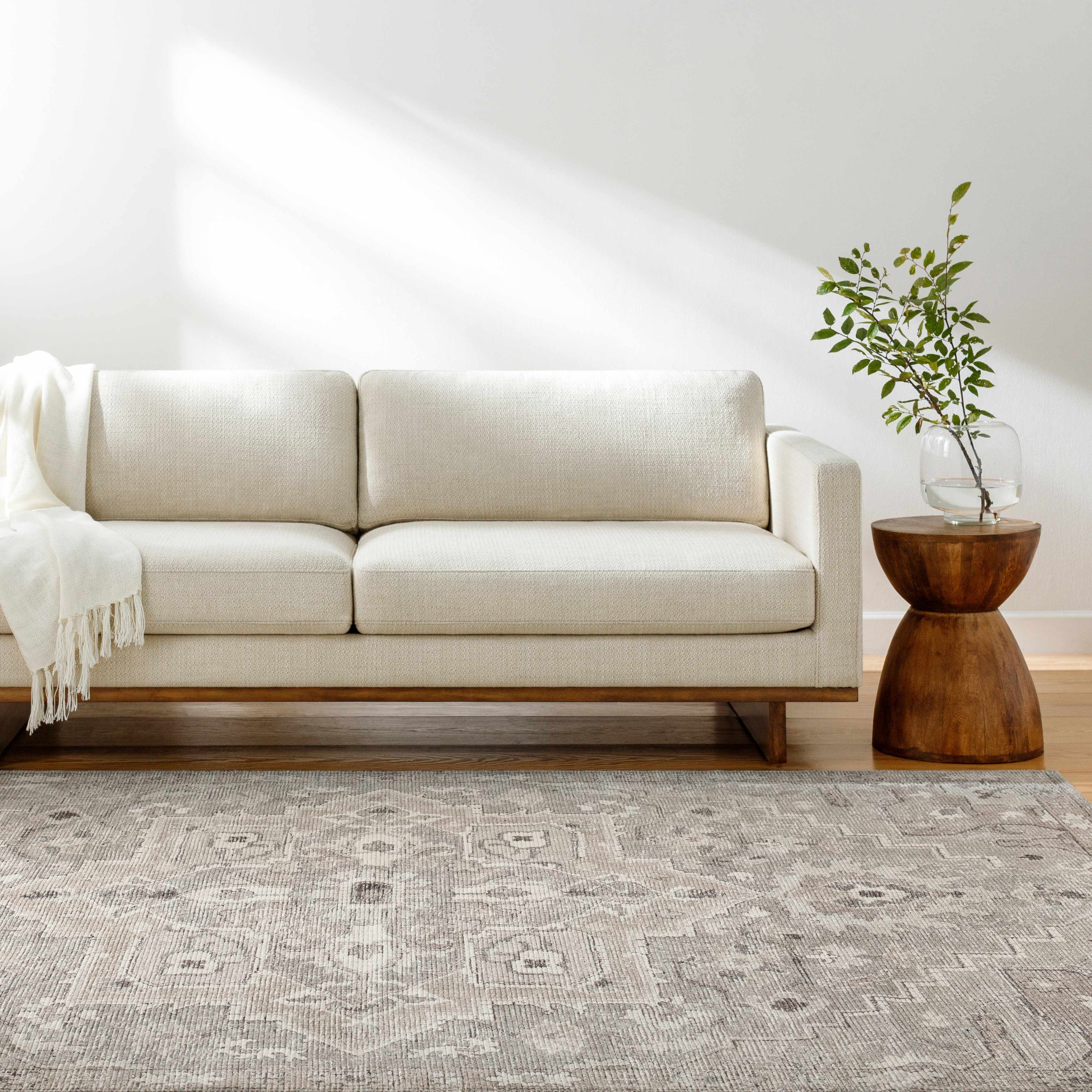 Elle Medallion Light Gray Area Rug - Image 5