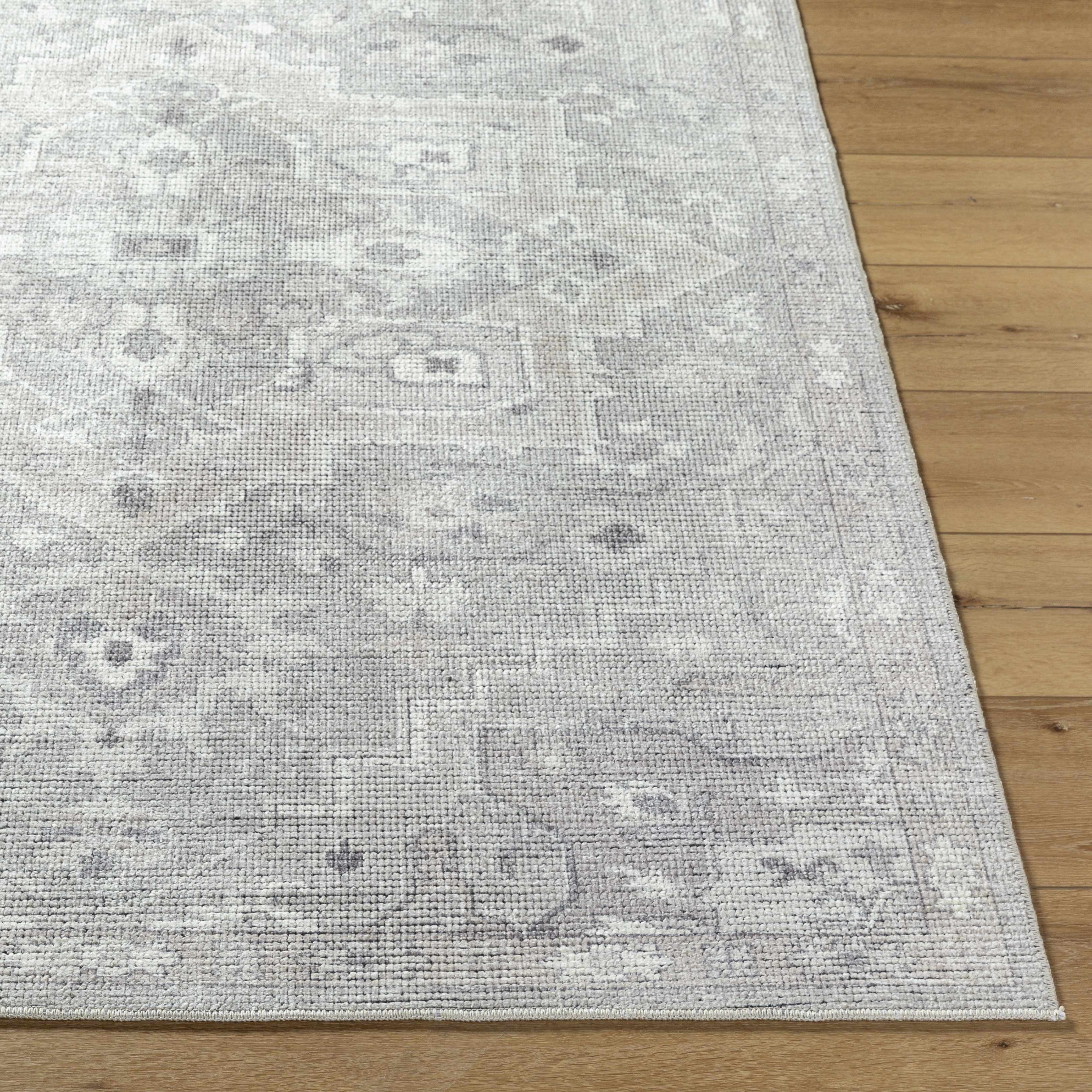 Elle Medallion Light Gray Area Rug - Image 6