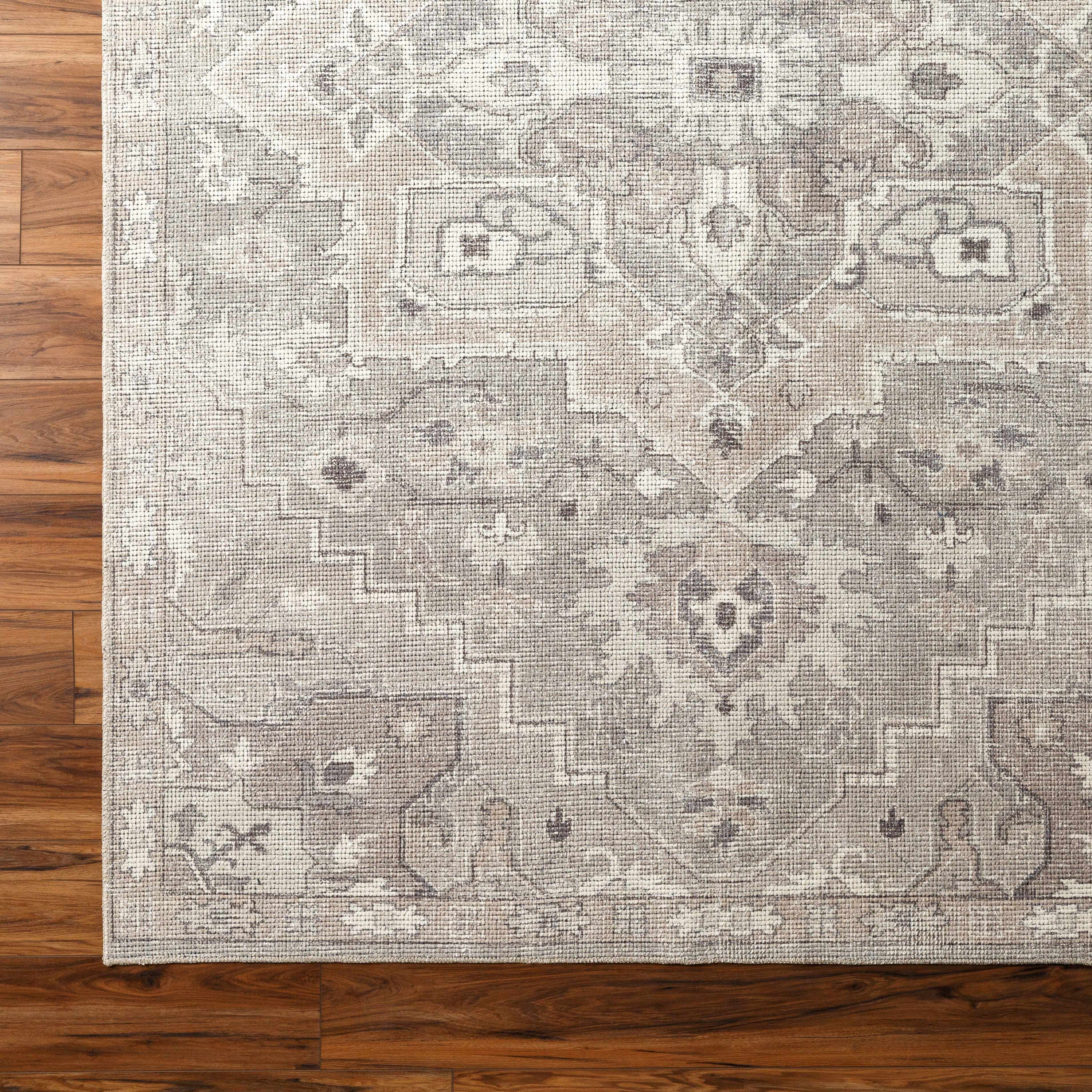 Elle Medallion Light Gray Area Rug - Image 9