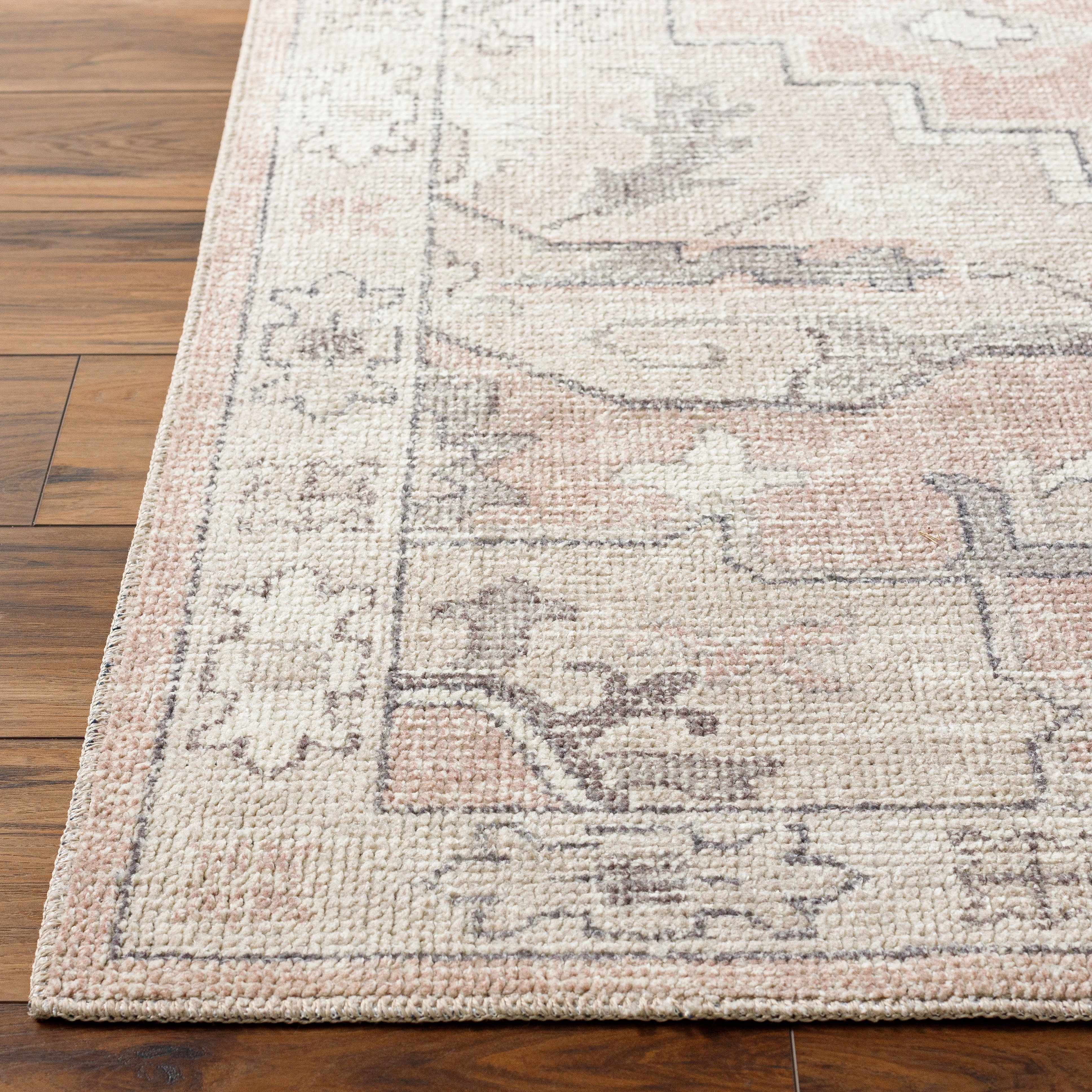 Elle Medallion Taupe Area Rug - Image 3