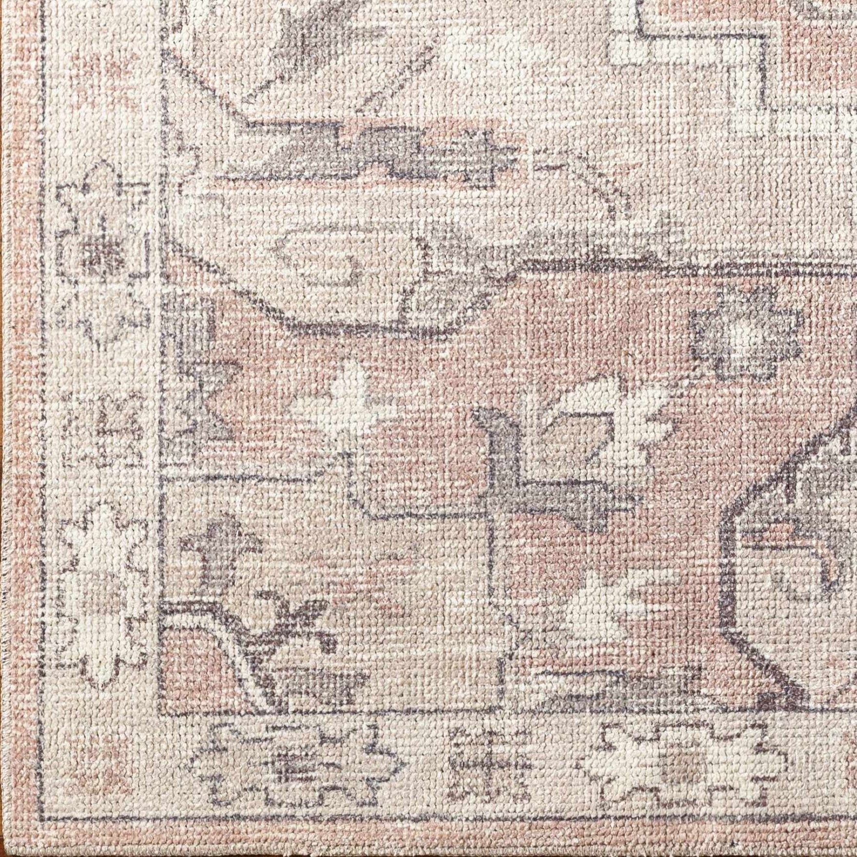 Elle Medallion Taupe Area Rug - Image 6