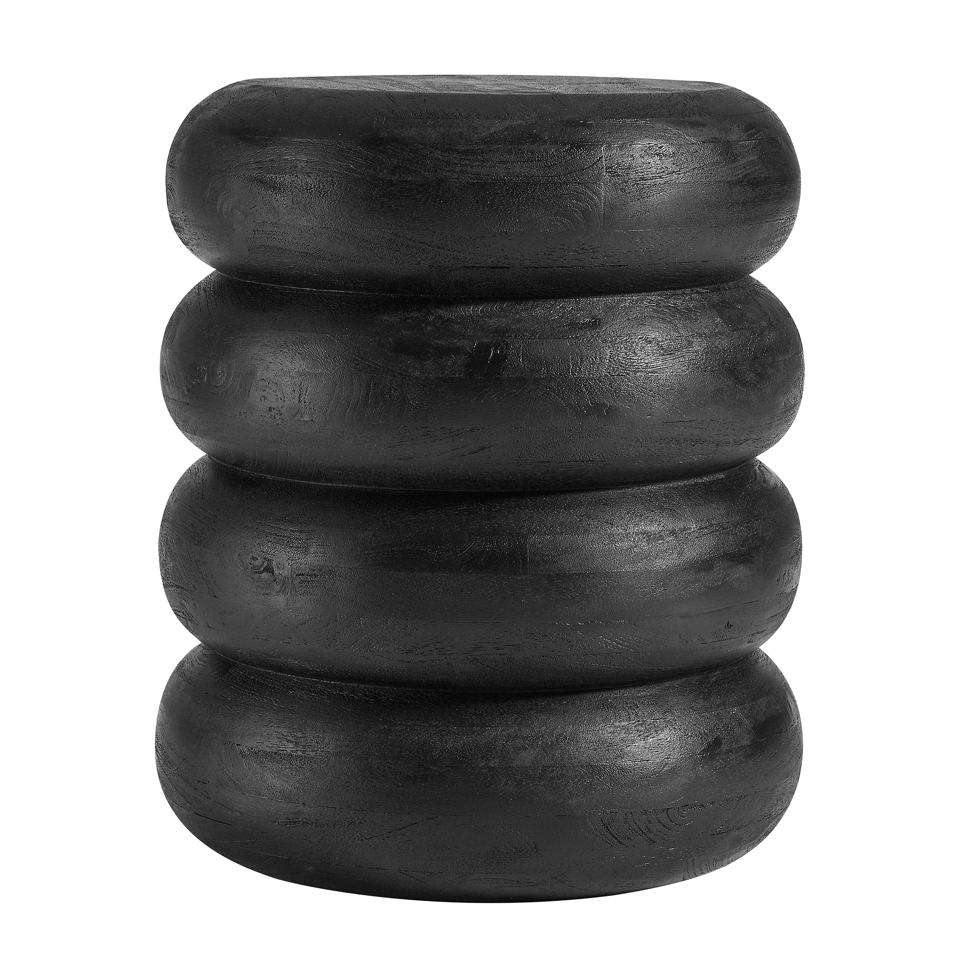 Ellery Round Stacked Wood Side Table by Modway - Image 14