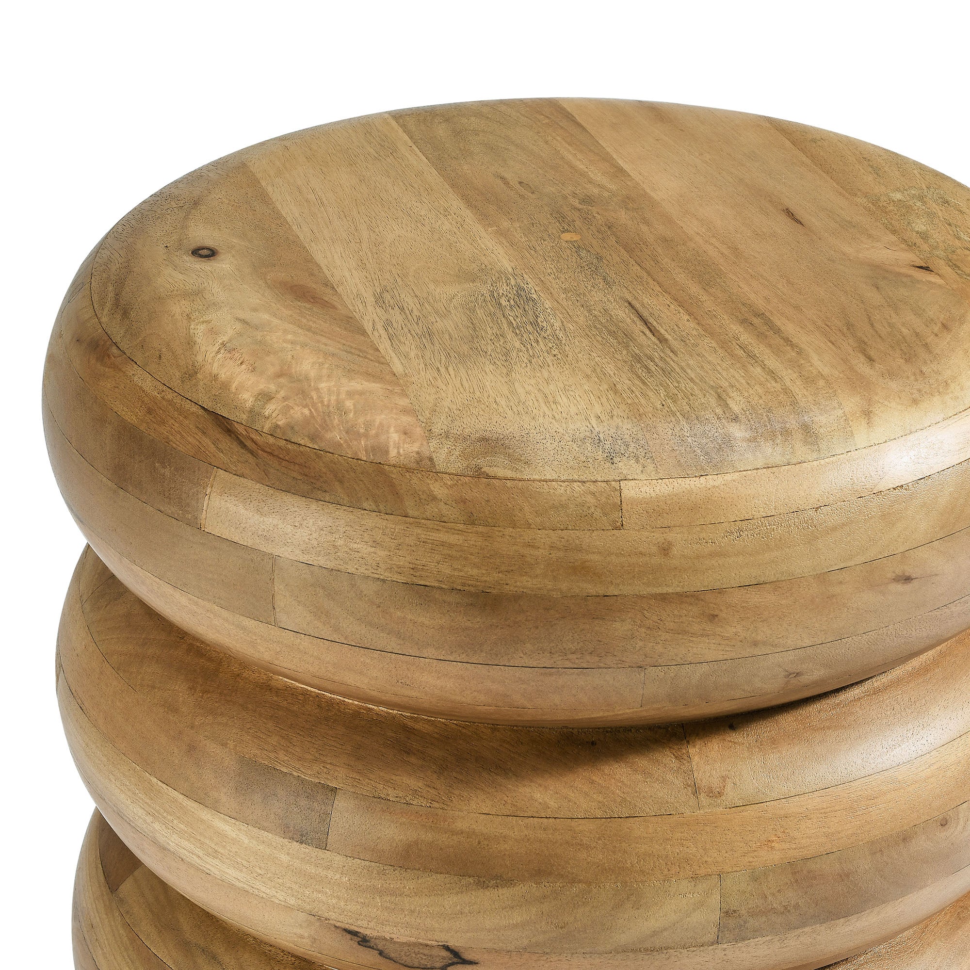 Ellery Round Stacked Wood Side Table by Modway - Image 5