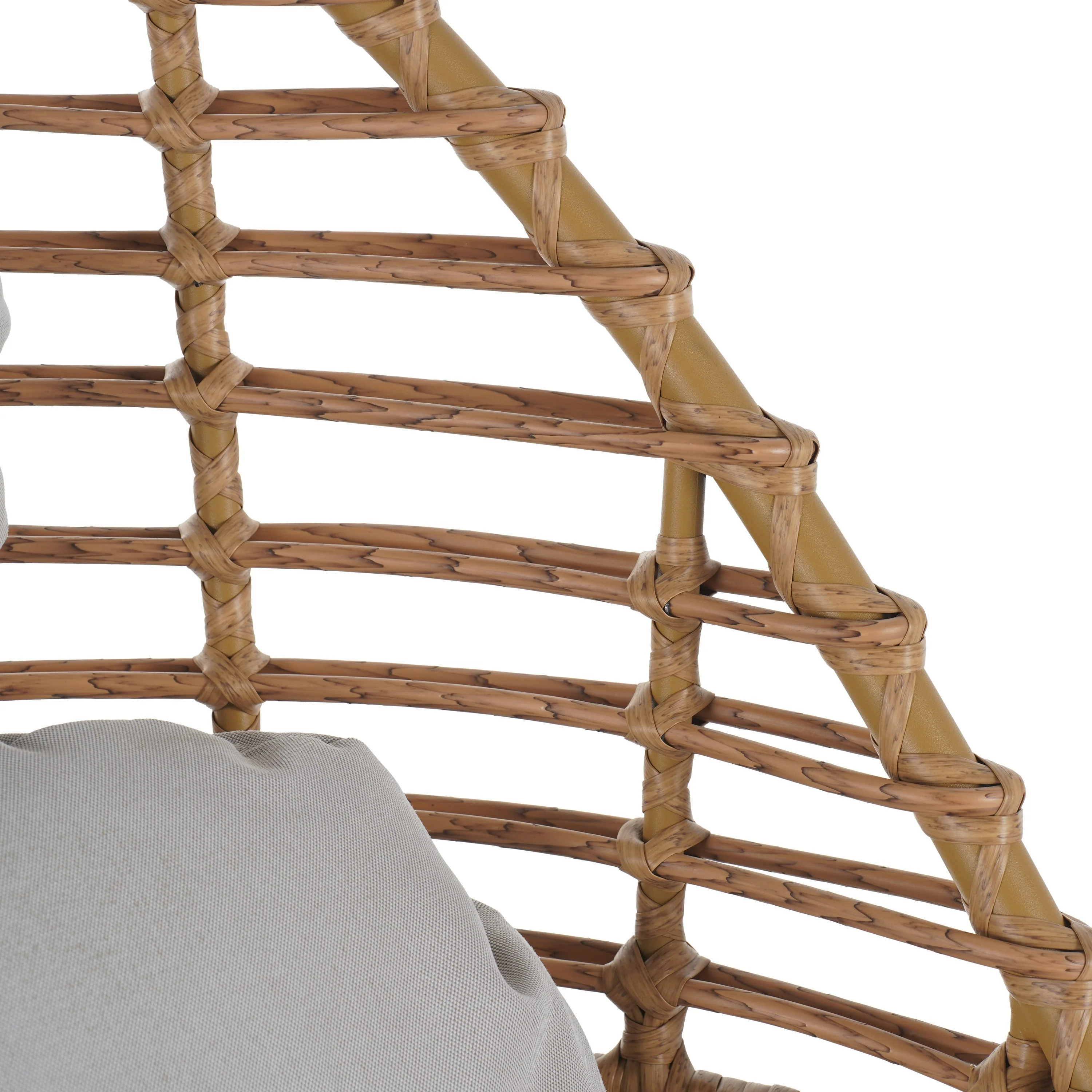 Ellis Outdoor Wicker High-Back Swivel Lounge Chair - Image 10