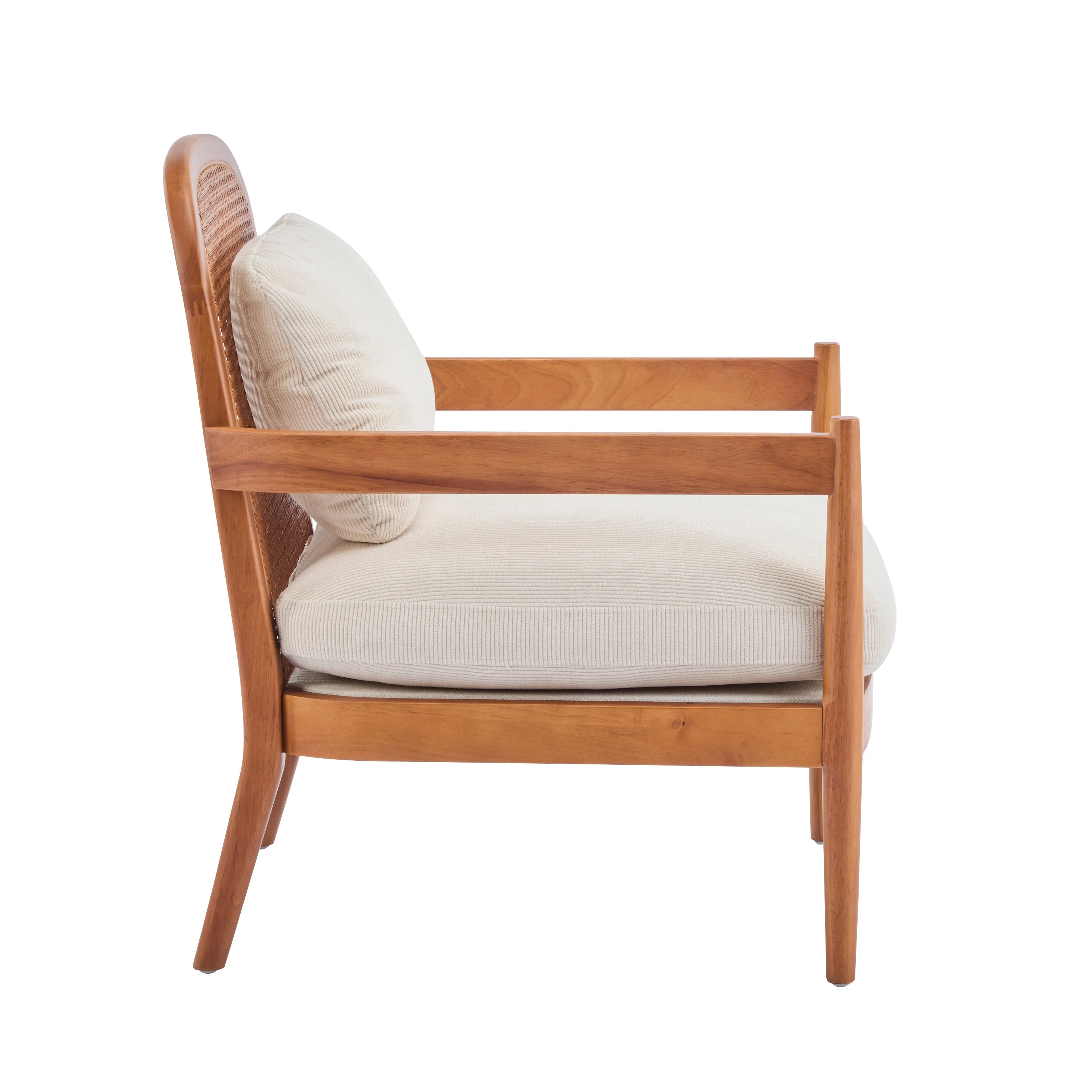 Elliston Rattan Backrest Solid Wood Accent Chair with Cushions - Set of 2 - Image 33