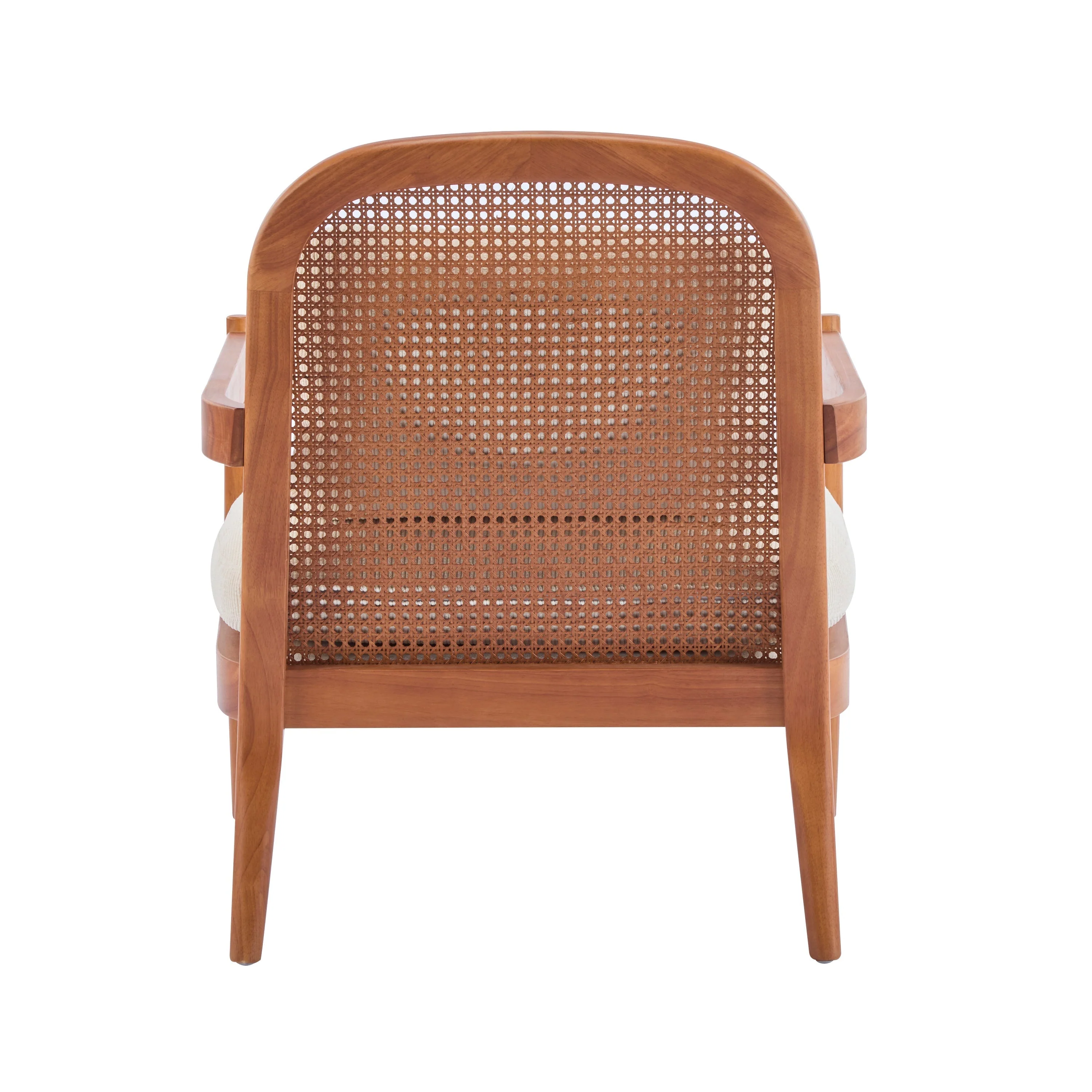 Elliston Rattan Backrest Solid Wood Accent Chair with Cushions - Set of 2 - Image 39