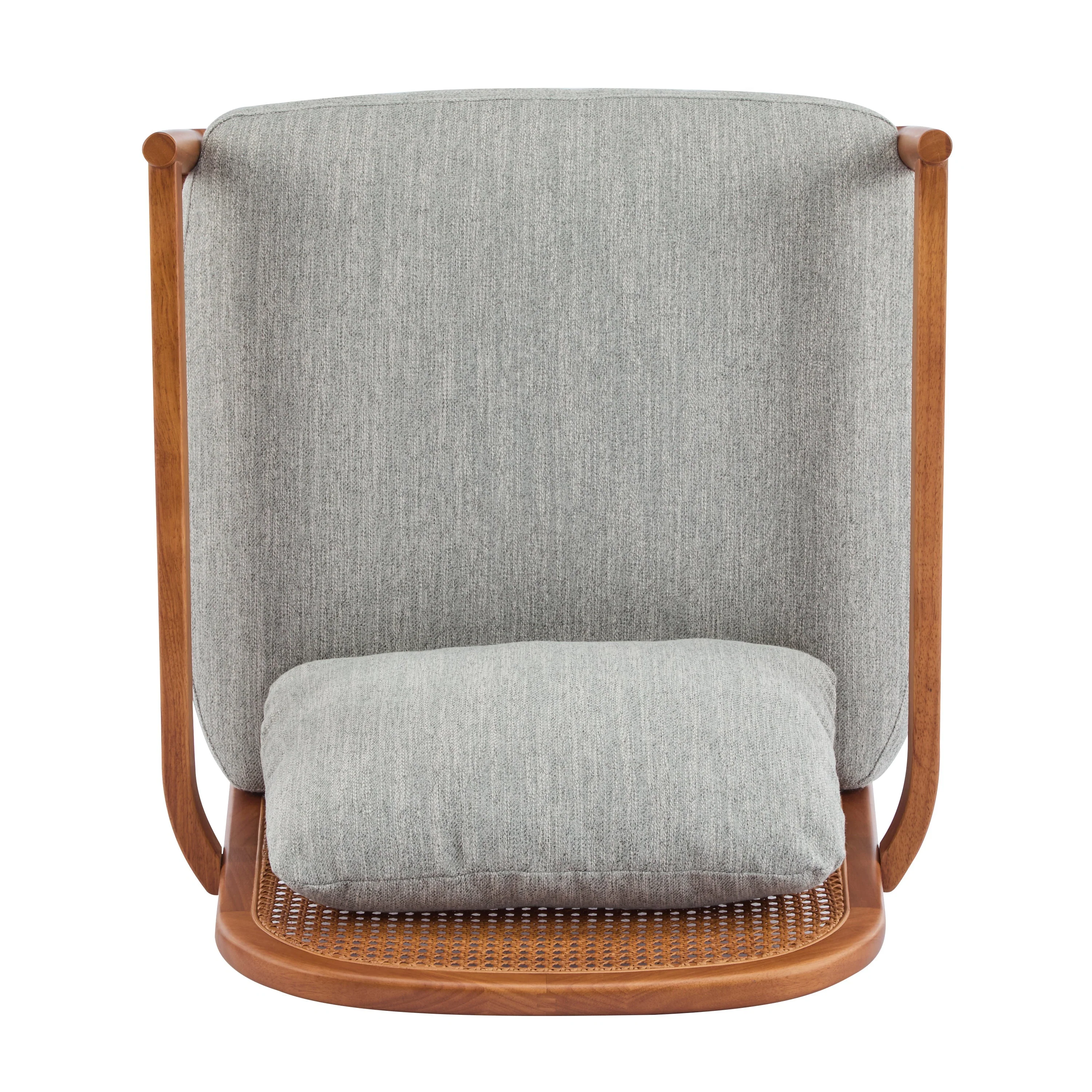Elliston Rattan Backrest Solid Wood Accent Chair with Cushions - Set of 2 - Image 52