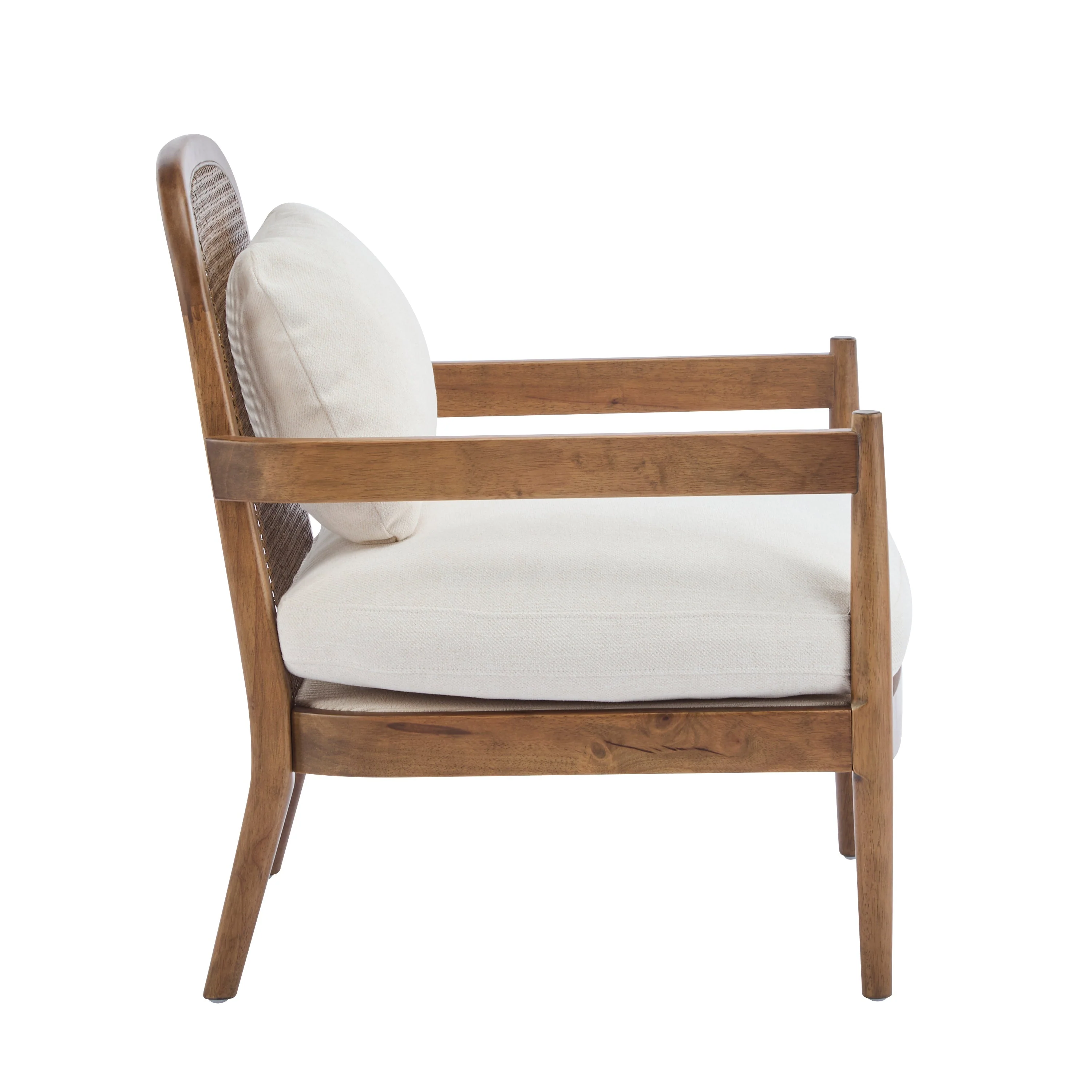 Elliston Rattan Backrest Solid Wood Accent Chair with Cushions - Set of 2 - Image 63