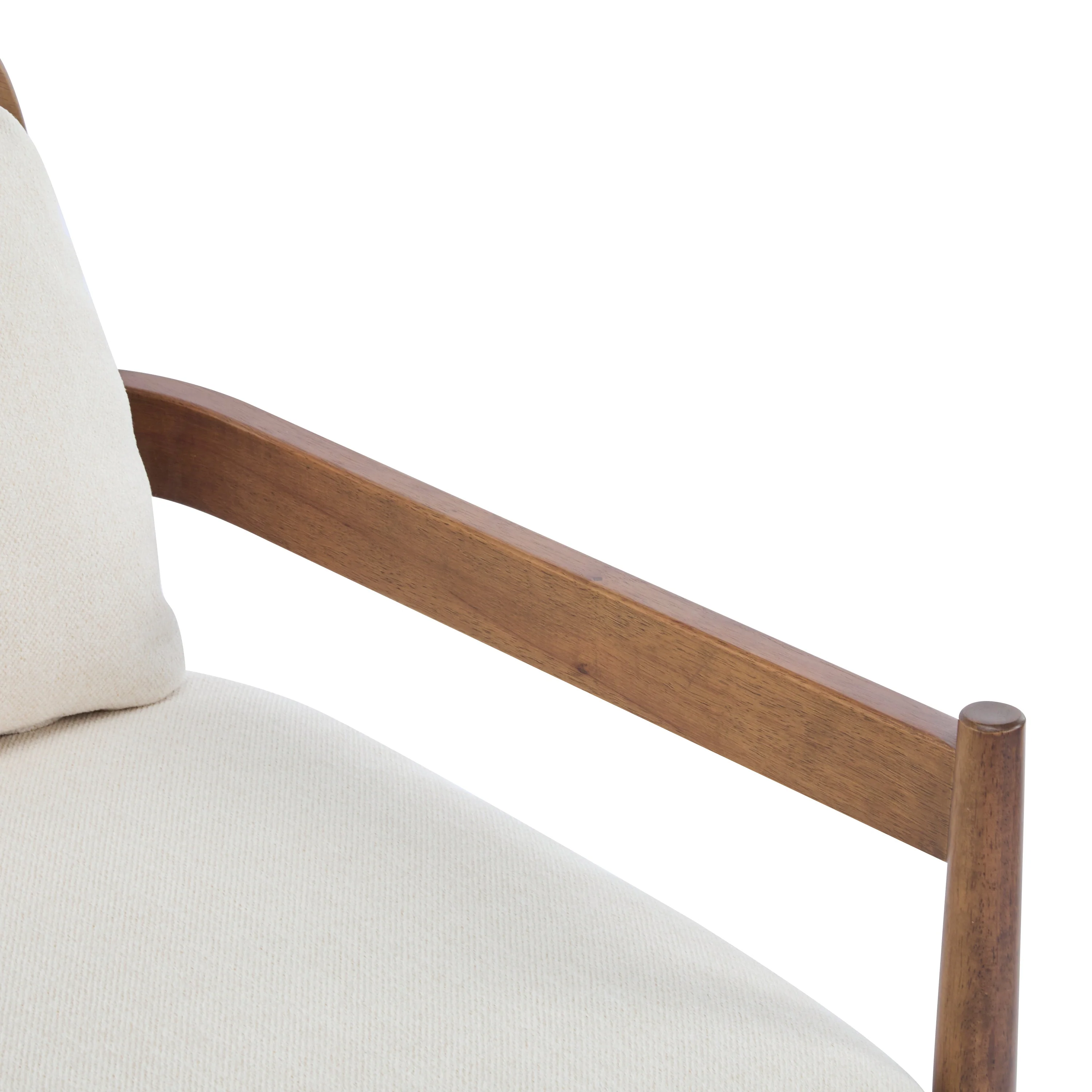 Elliston Rattan Backrest Solid Wood Accent Chair with Cushions - Set of 2 - Image 7