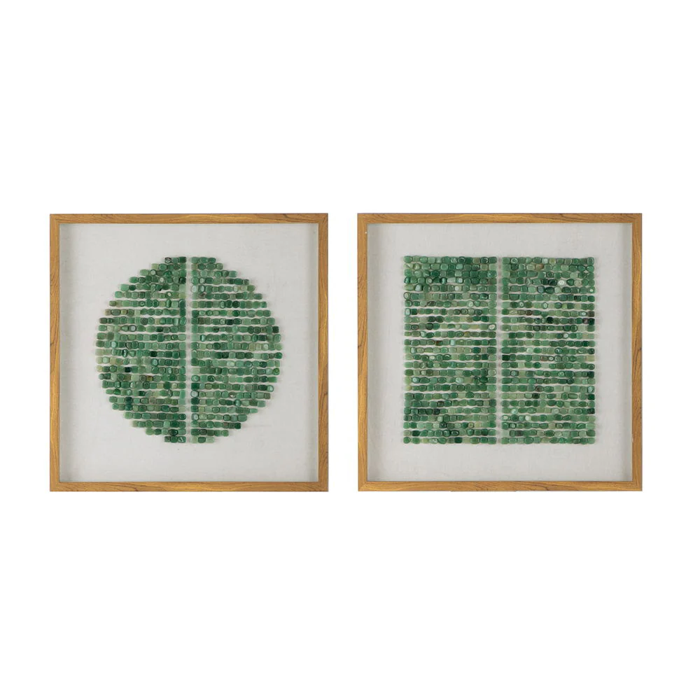 Elos Stone Shadow Boxes Wall Art (Set of 2) - Multicolor - Image 11