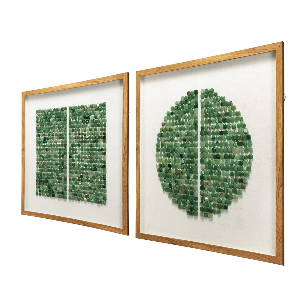 Elos Stone Shadow Boxes Wall Art (Set of 2) - Multicolor - Image 12