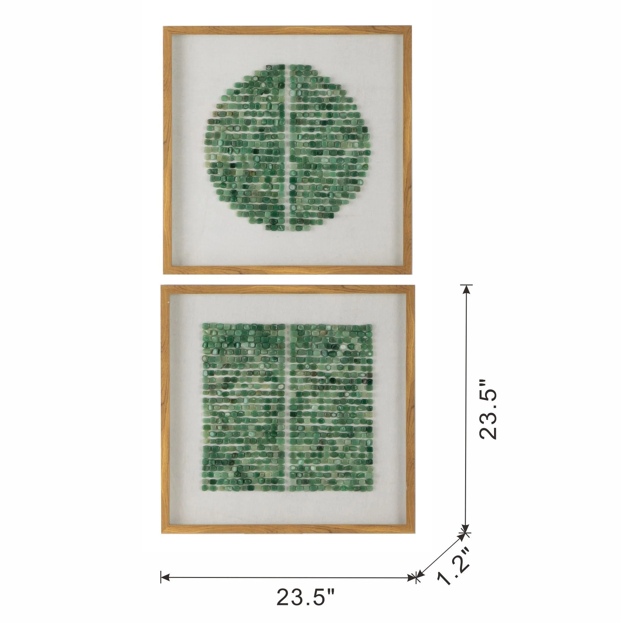 Elos Stone Shadow Boxes Wall Art (Set of 2) - Multicolor - Image 3