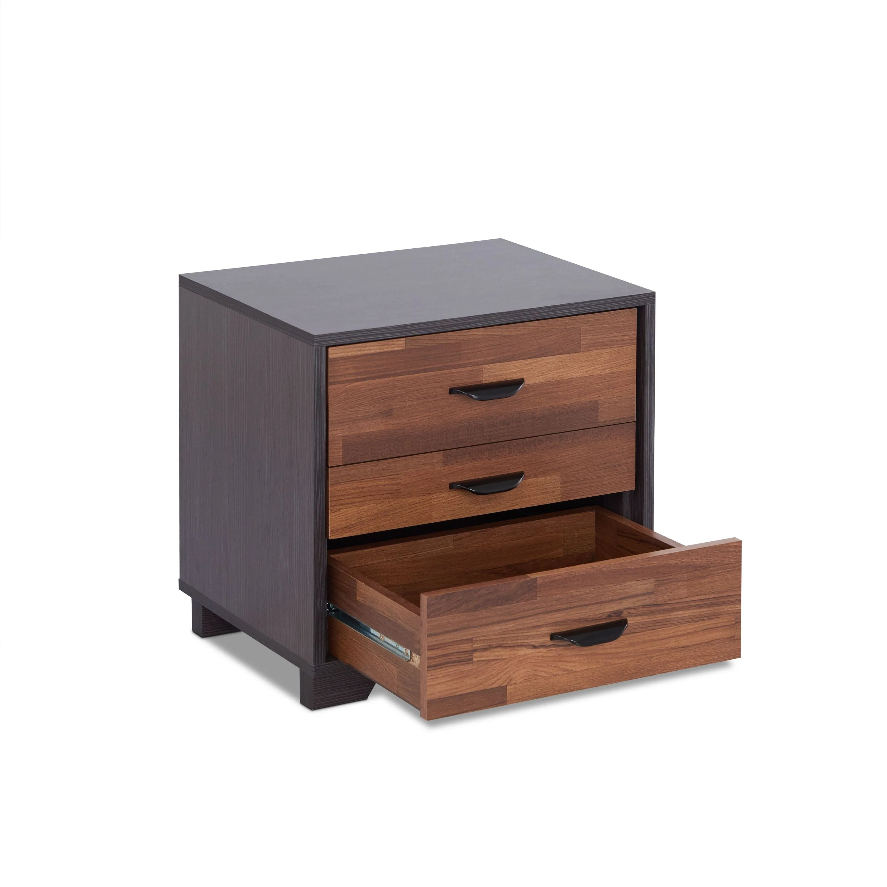 Eloy Walnut & Espresso Finish Accent Table - Image 2