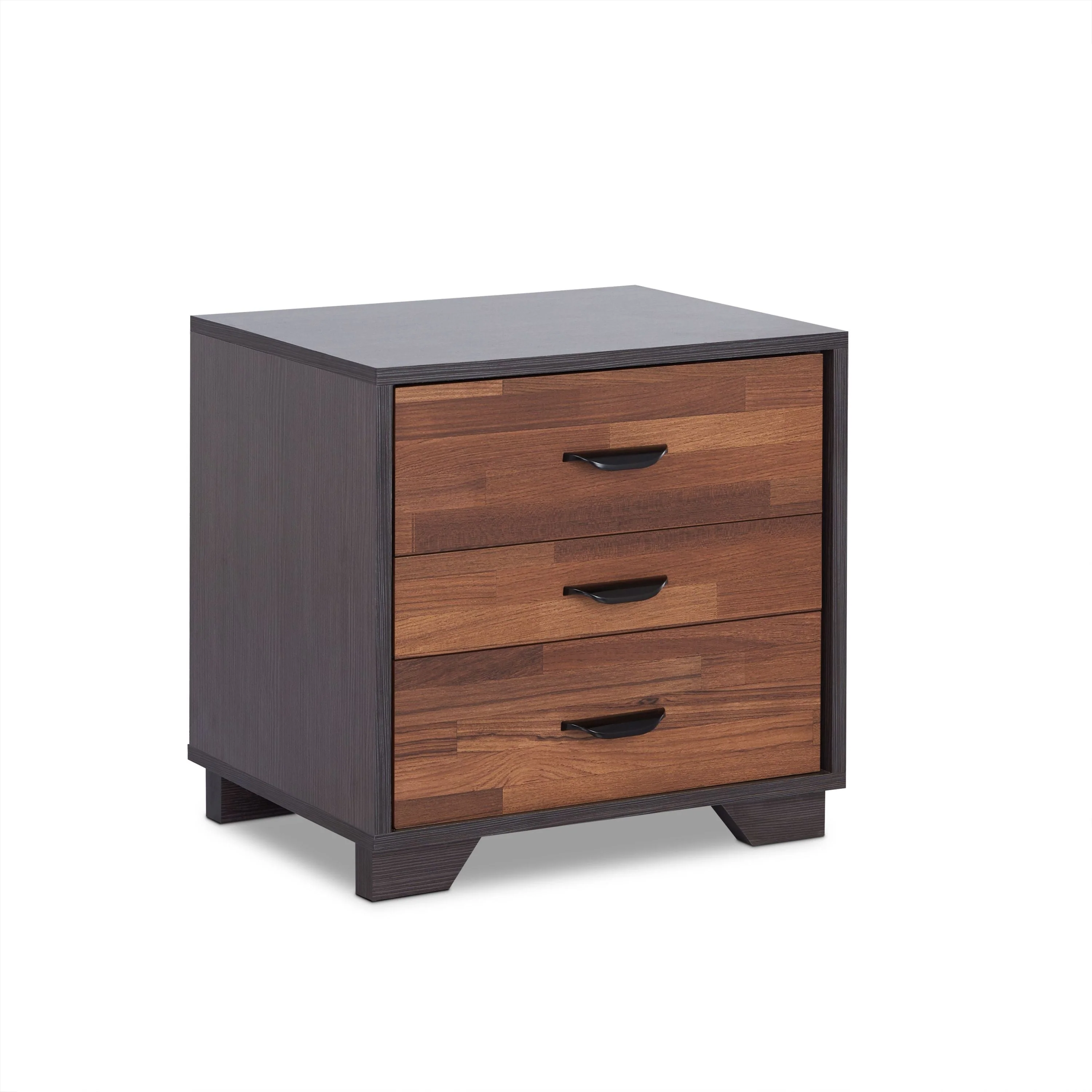 Eloy Walnut & Espresso Finish Accent Table - Image 3