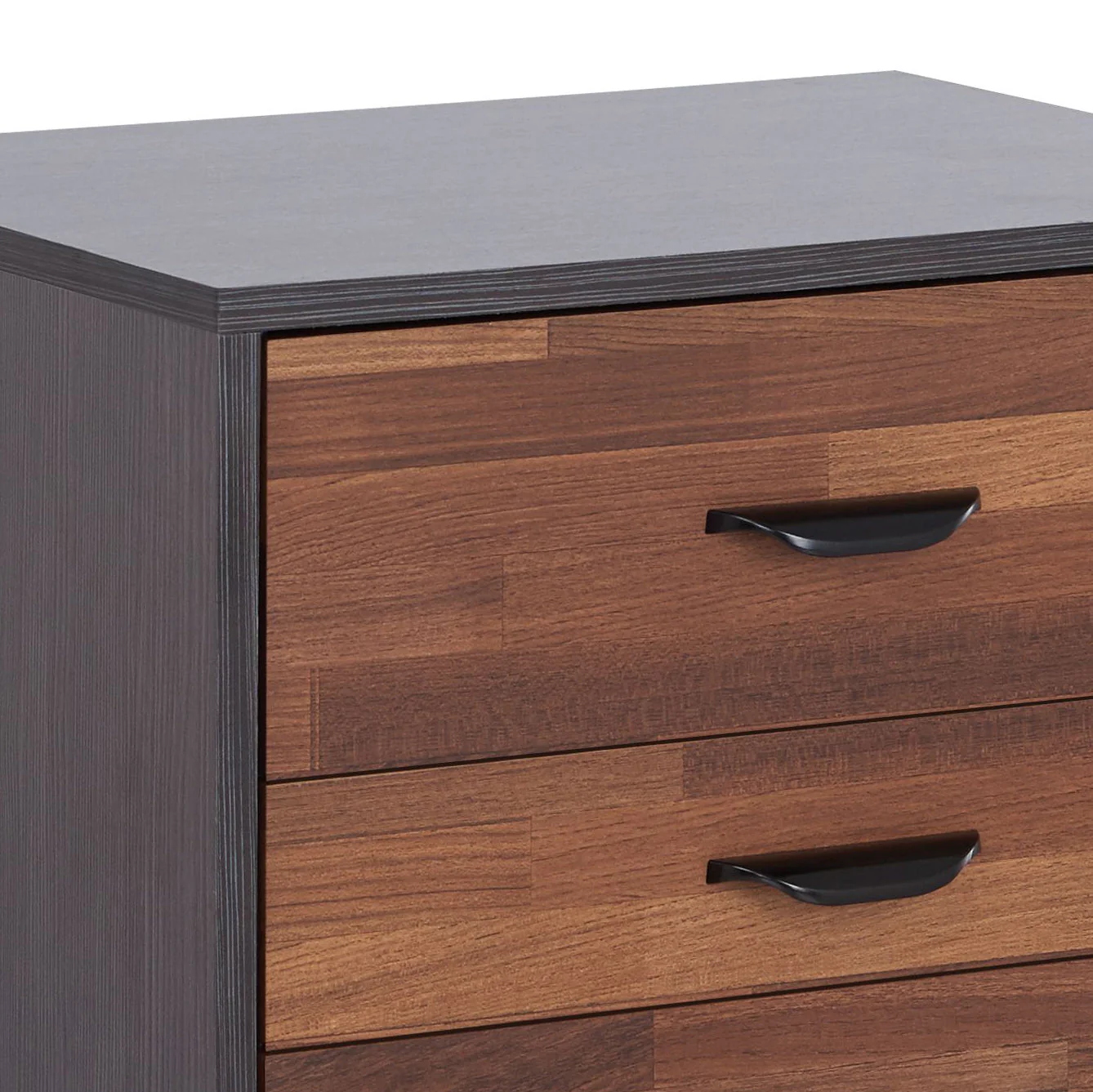 Eloy Walnut & Espresso Finish Accent Table - Image 4