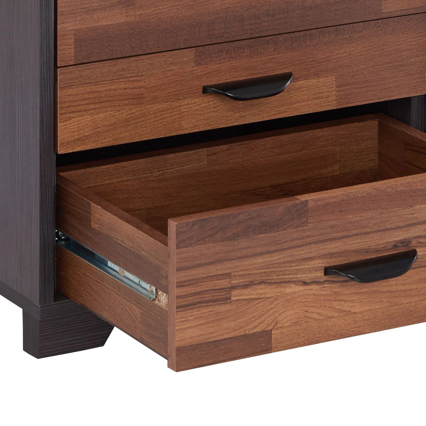 Eloy Walnut & Espresso Finish Accent Table - Image 5