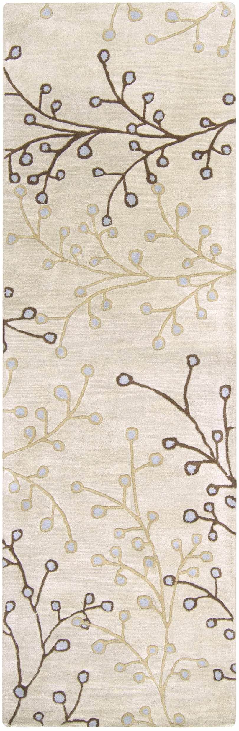 Elsu Beige&Gray Wool Rug - Image 12