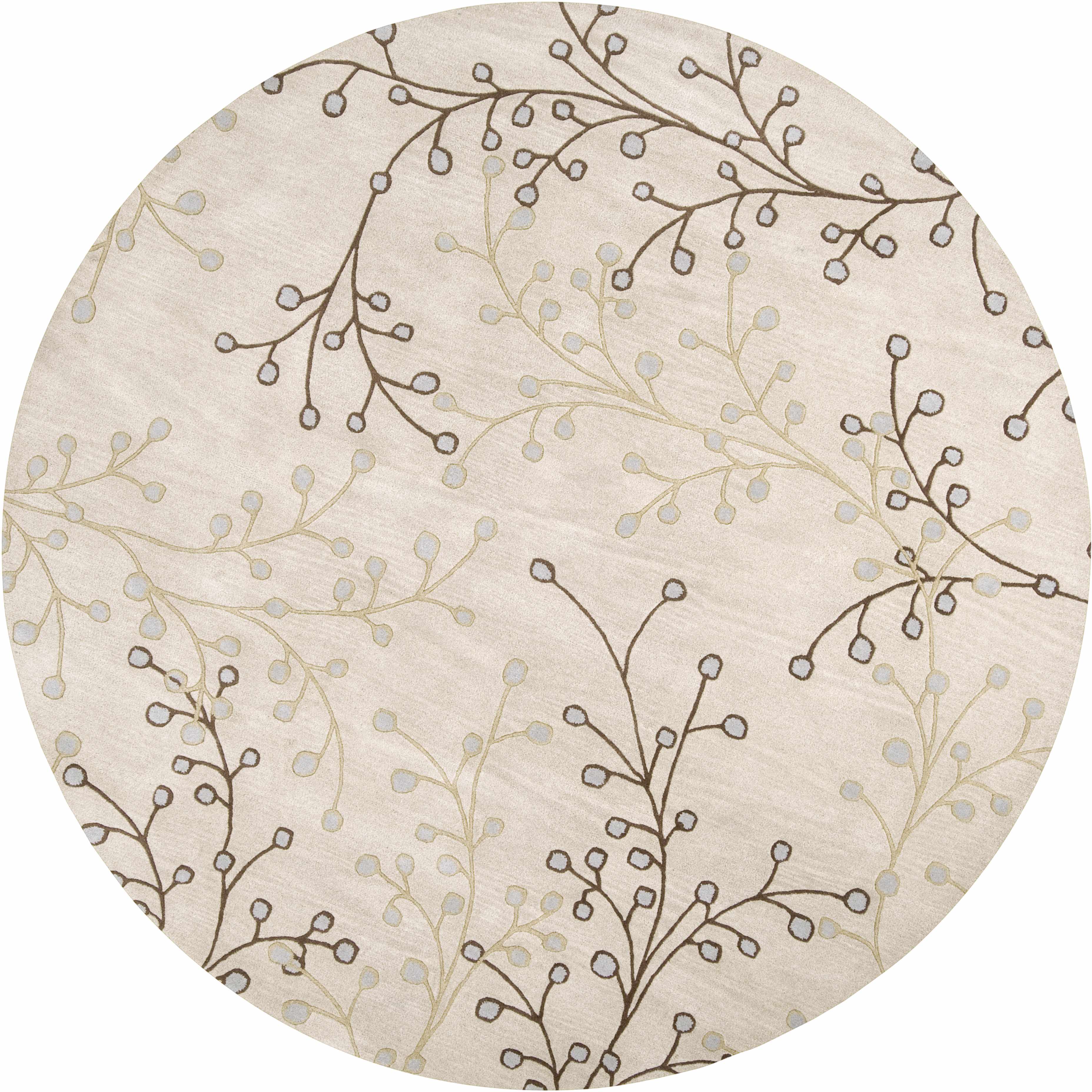 Elsu Beige&Gray Wool Rug - Image 13