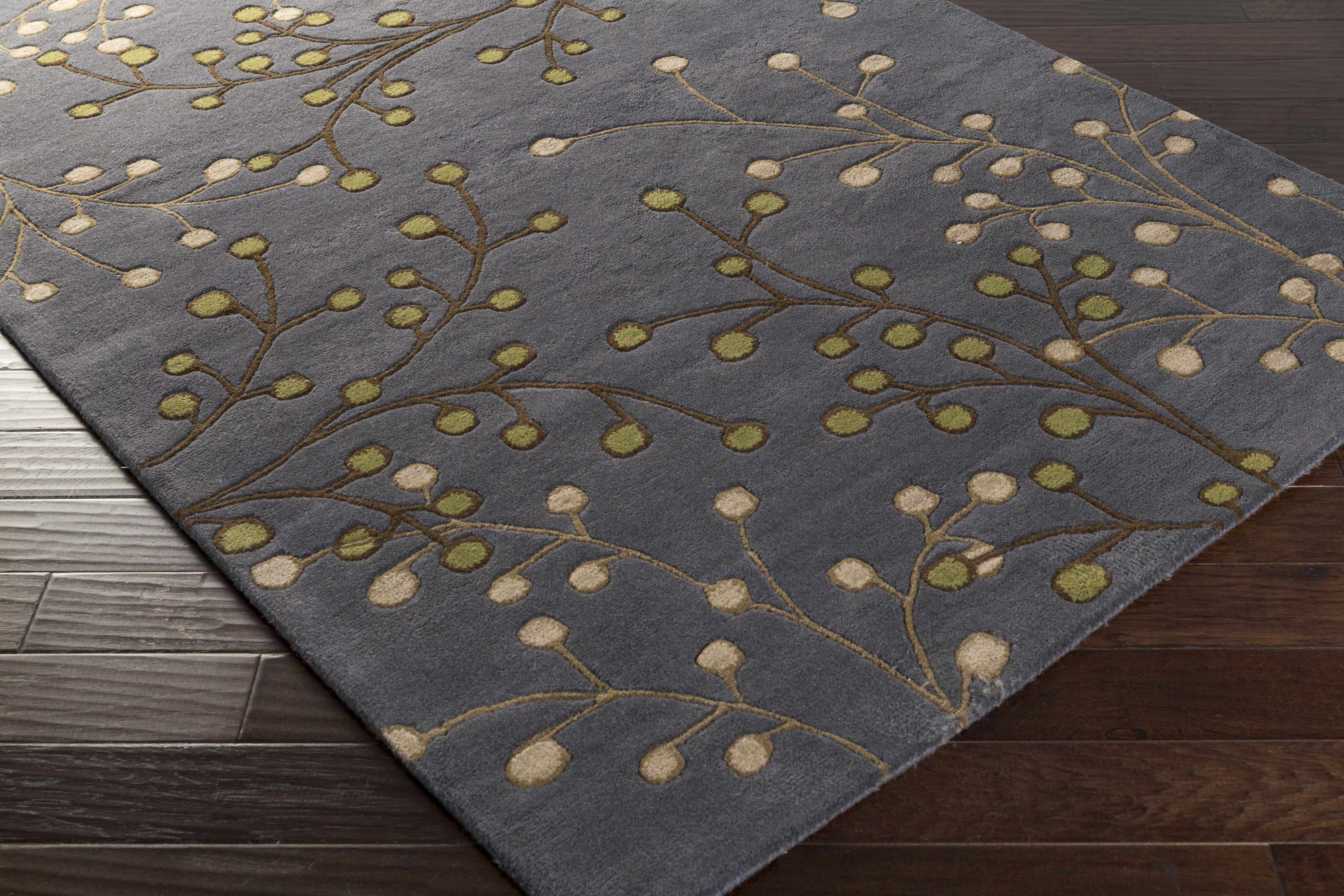 Elsu Brown Beige Wool Rug - Image 4