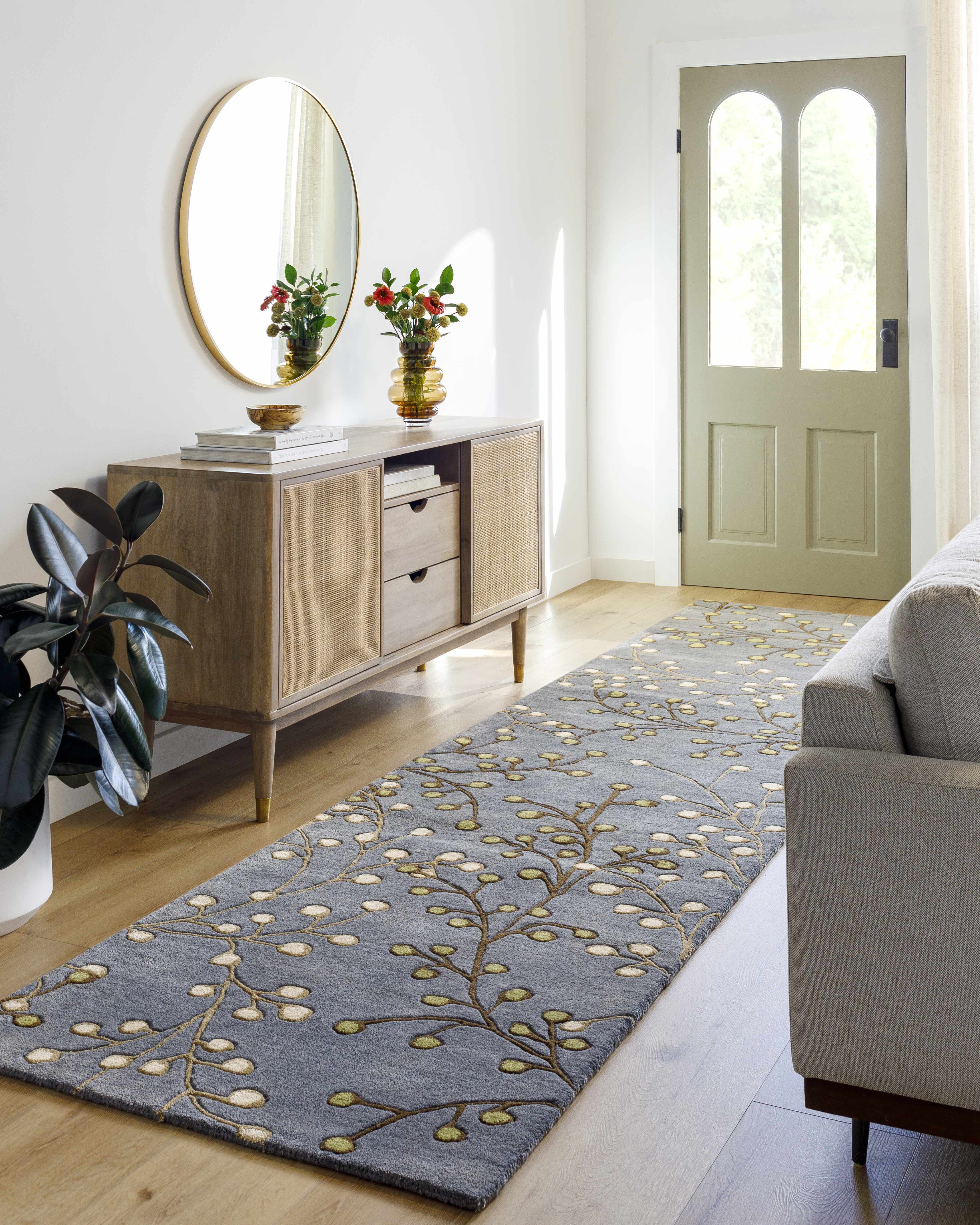 Elsu Brown Beige Wool Rug - Image 7