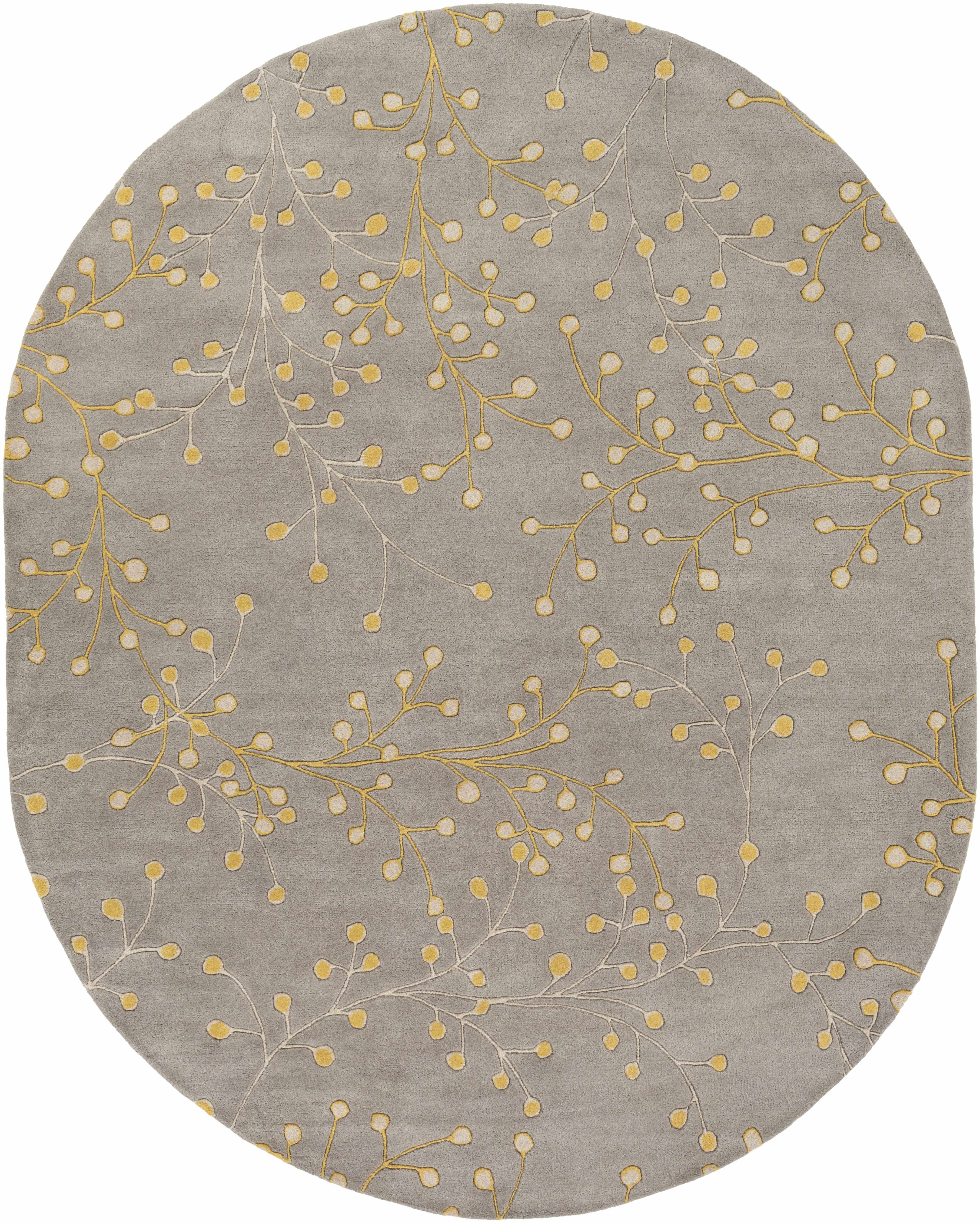 Elsu Mustard Wool Area Rug - Image 12
