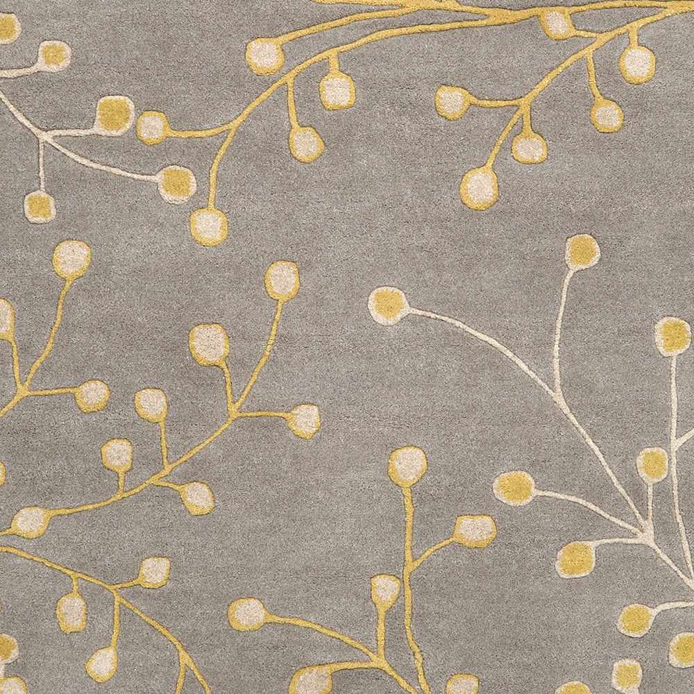 Elsu Mustard Wool Area Rug - Image 4