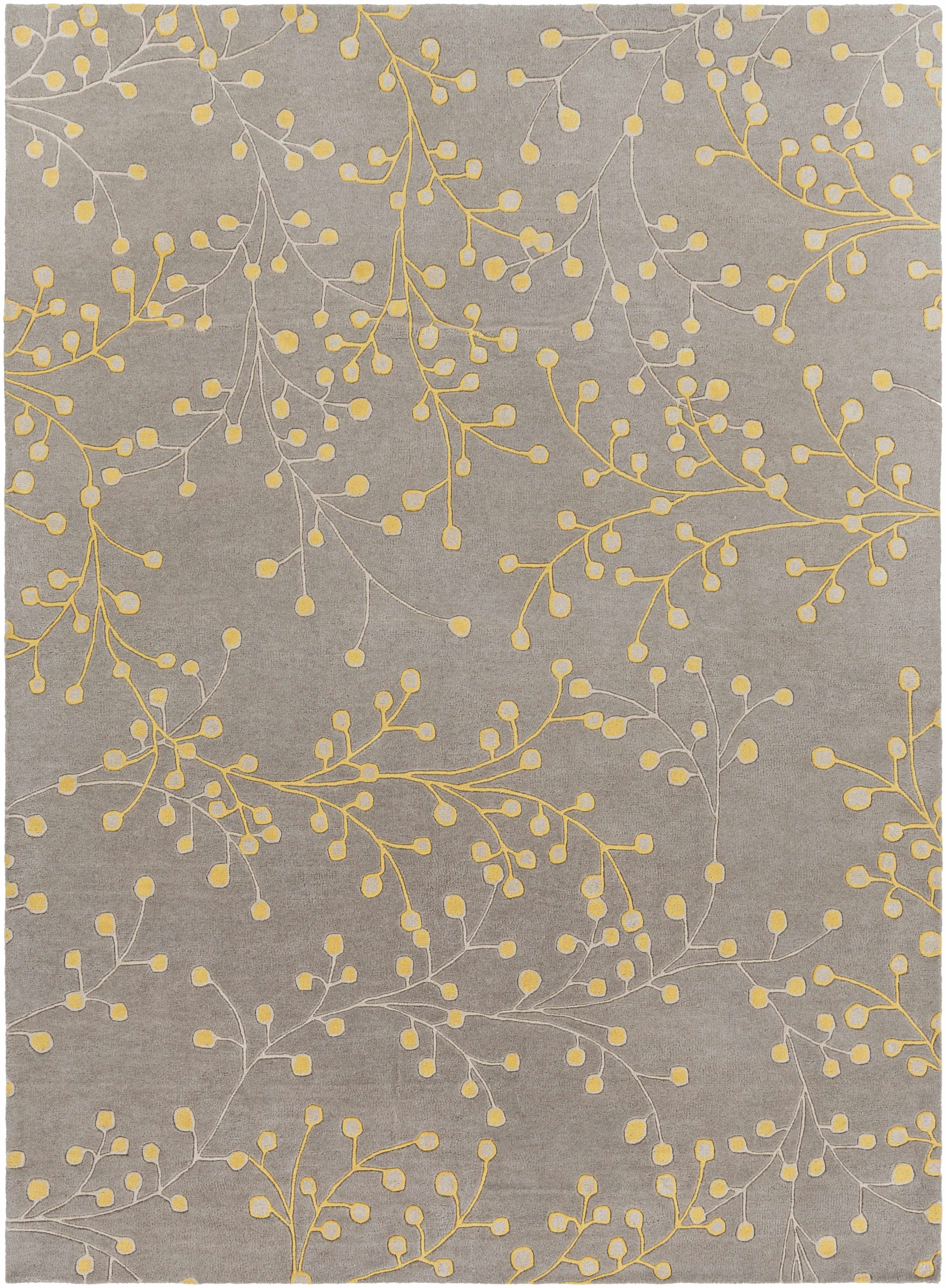 Elsu Mustard Wool Area Rug - Image 5
