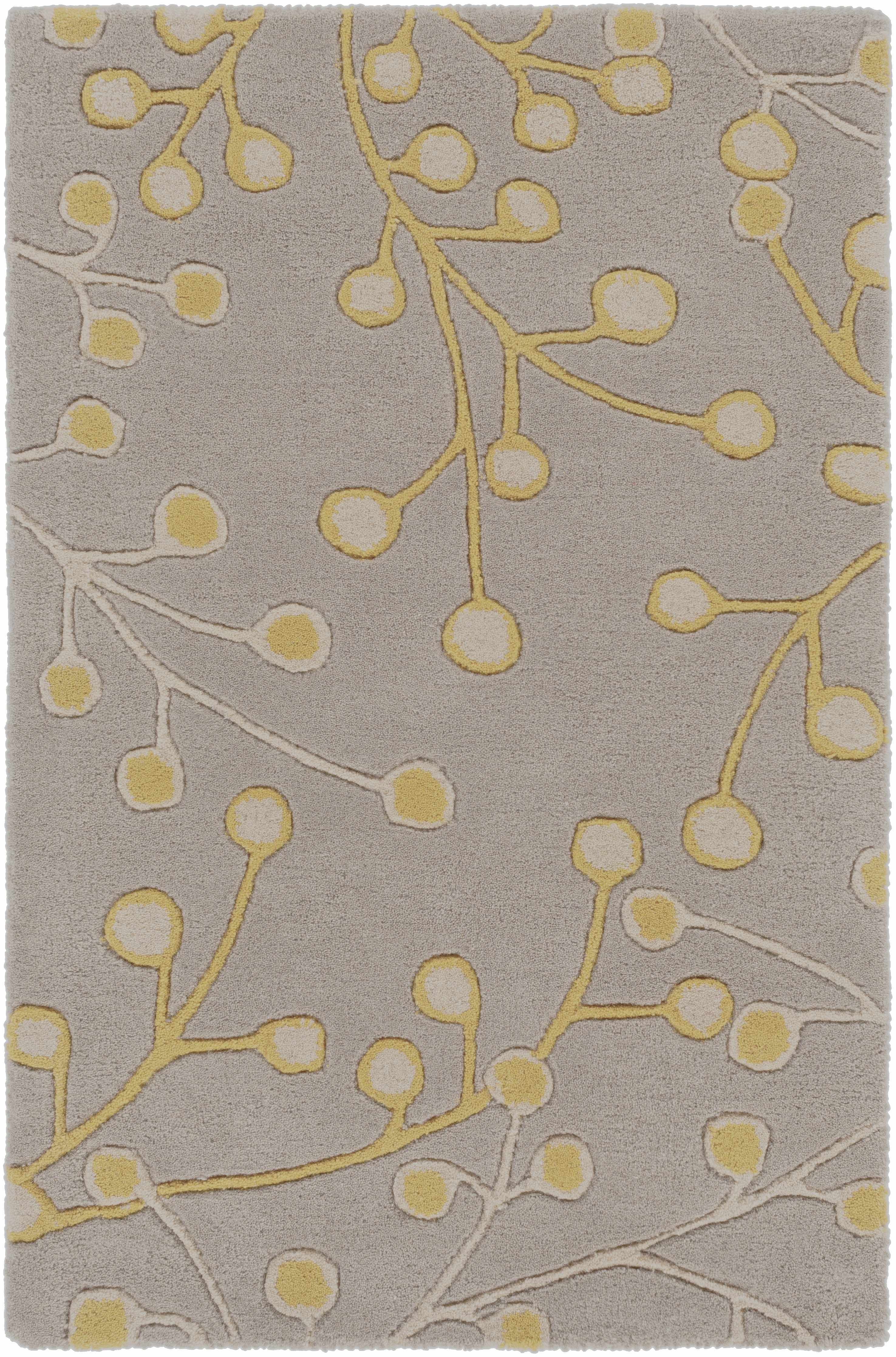 Elsu Mustard Wool Area Rug - Image 6